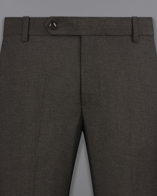 Acadia Grey Textured Pant