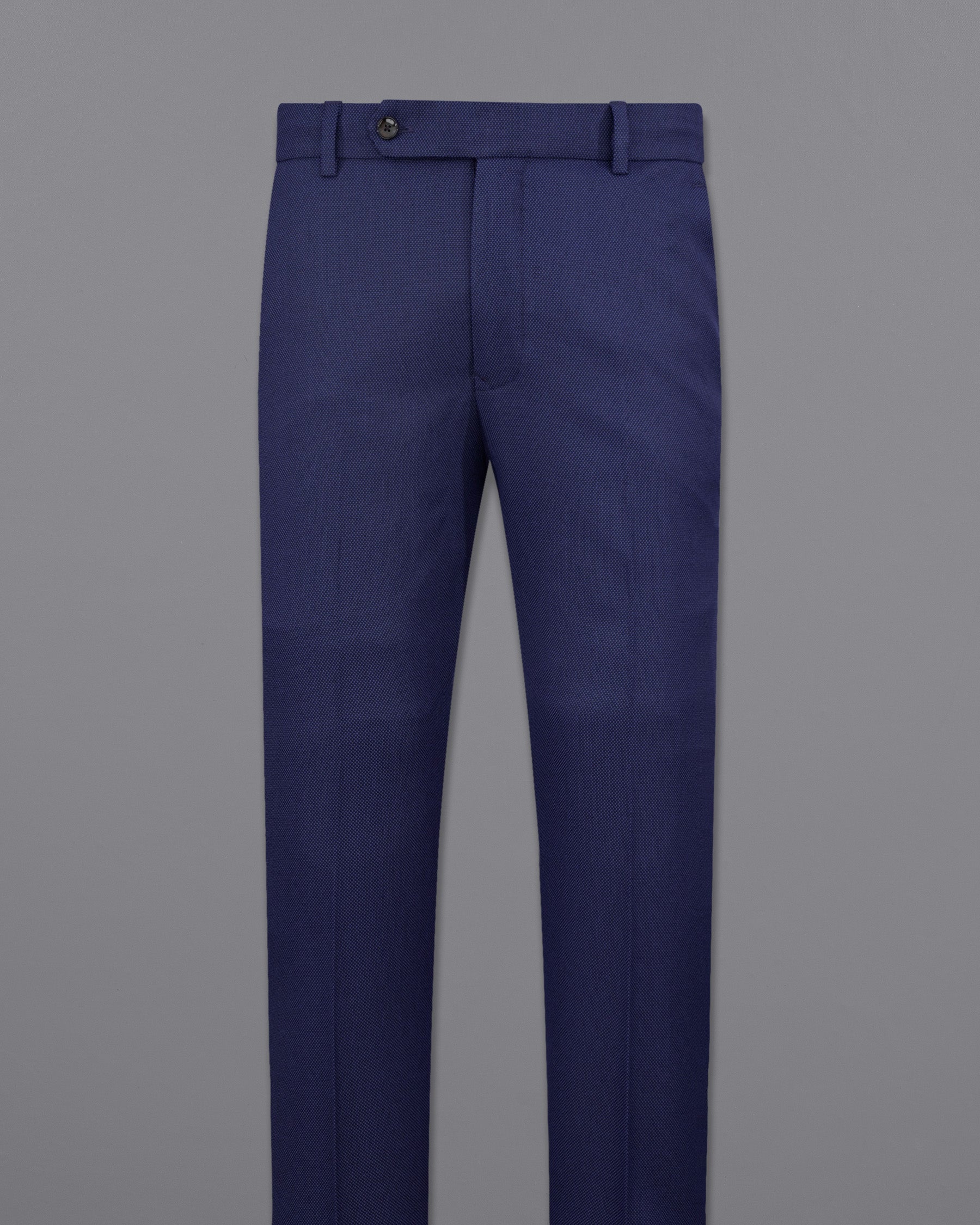 Rhino Navy Blue Textured Pant