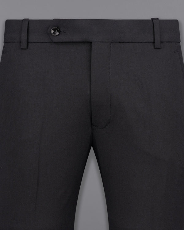 Jaguar Black Textured Pant