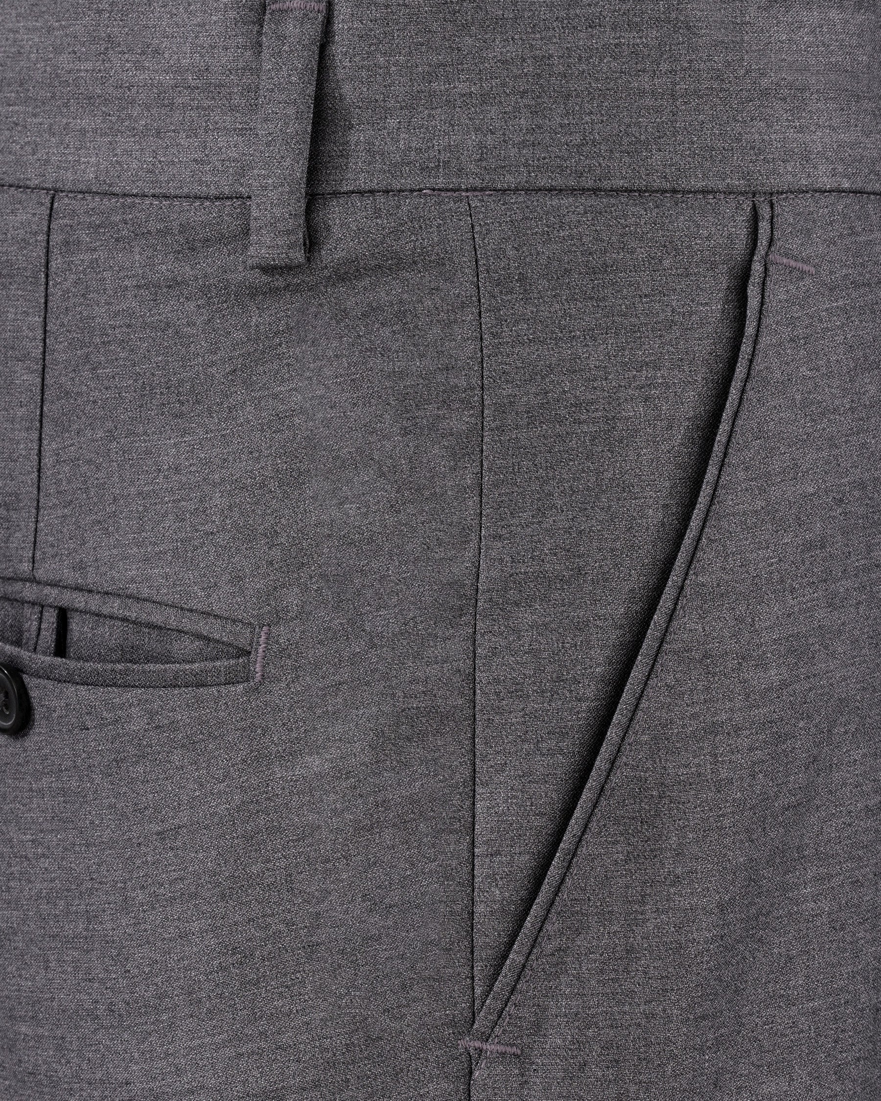 Dove Grey Wool Rich Pant