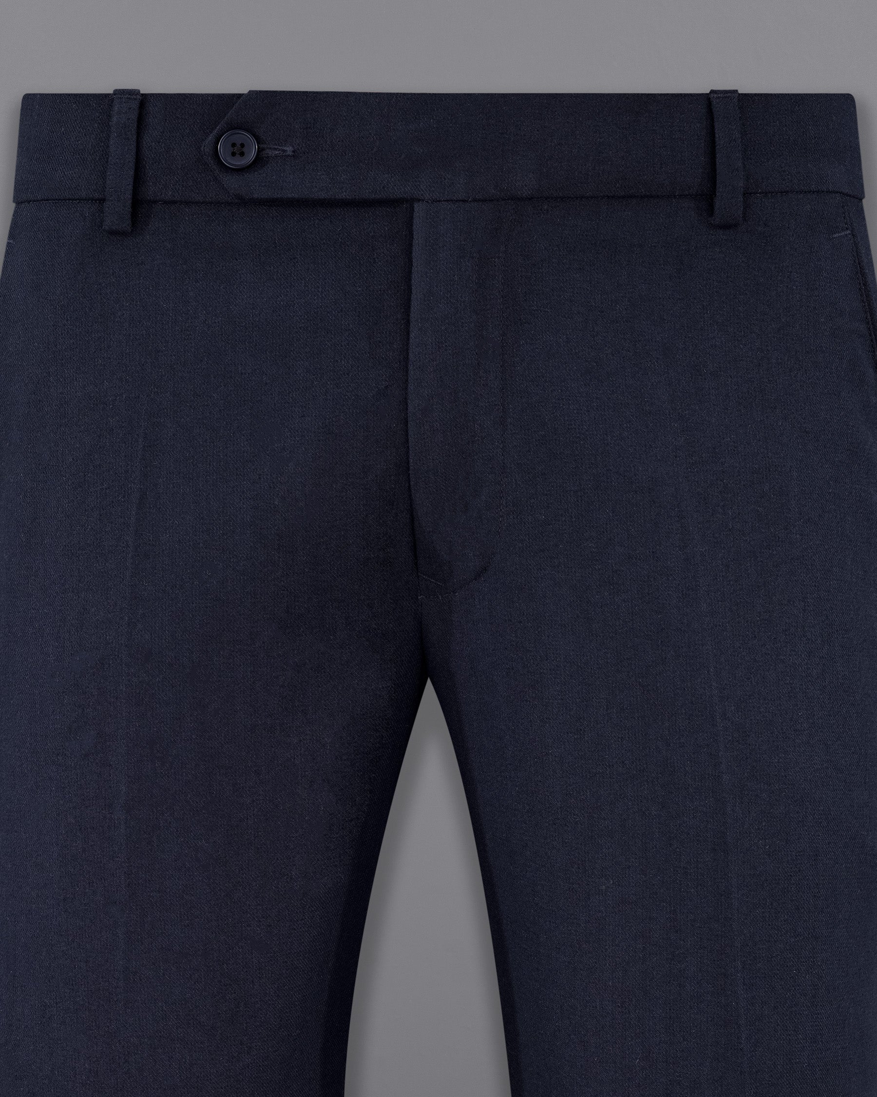 Baltic Navy Blue Wool Rich Pant