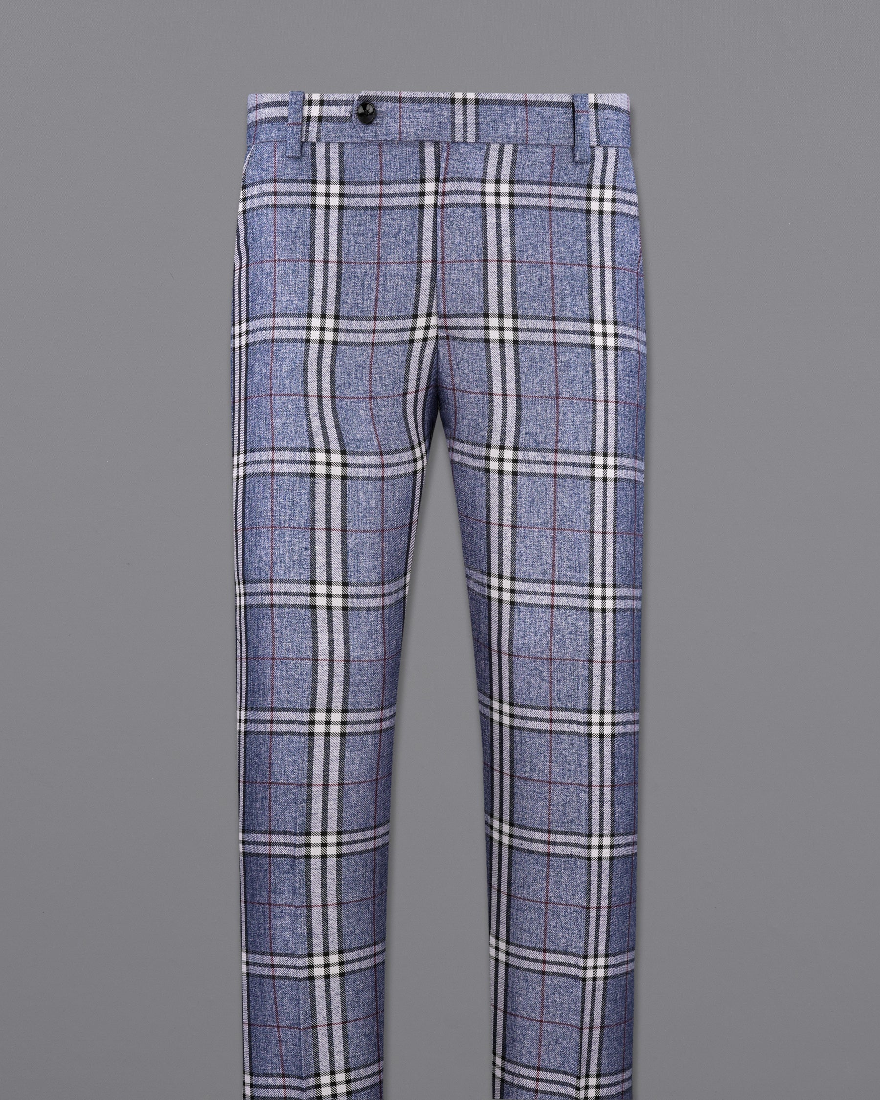 Fiord Blue Plaid Pant  T2154-28, T2154-30, T2154-32, T2154-34, T2154-36, T2154-38, T2154-40, T2154-42, T2154-44