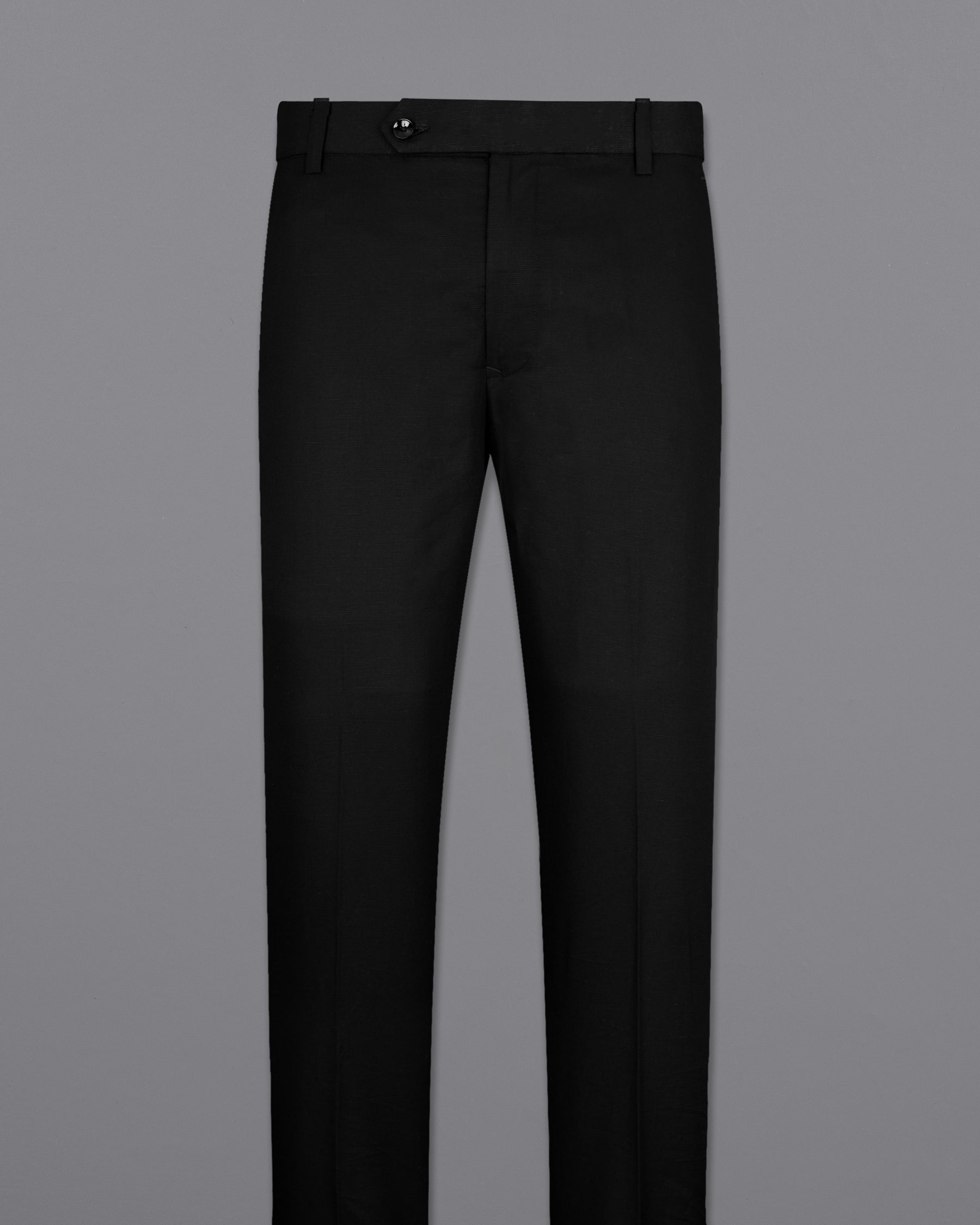 Jade Black Stretchable Luxurious Linen Pants T2211-28, T2211-30, T2211-32, T2211-34, T2211-36, T2211-38, T2211-40, T2211-42, T2211-44