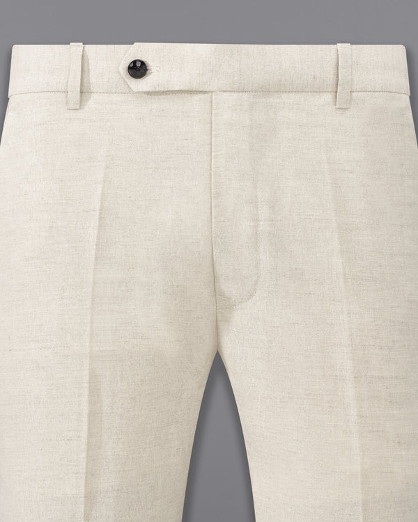 Coral Reef Cream Luxurious Linen Sports Pant T2260-28, T2260-30, T2260-32, T2260-34, T2260-36, T2260-38, T2260-40, T2260-42, T2260-44