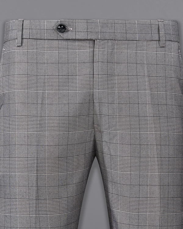 Storm Dust Gray Plaid Pant T2267-28, T2267-30, T2267-32, T2267-34, T2267-36, T2267-38, T2267-40, T2267-42, T2267-44