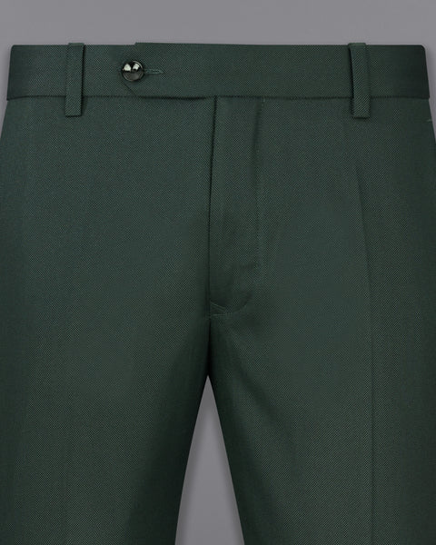 Buy Jogur Bottle Green Color Regular Fit Formal Trouser For Men at Amazonin