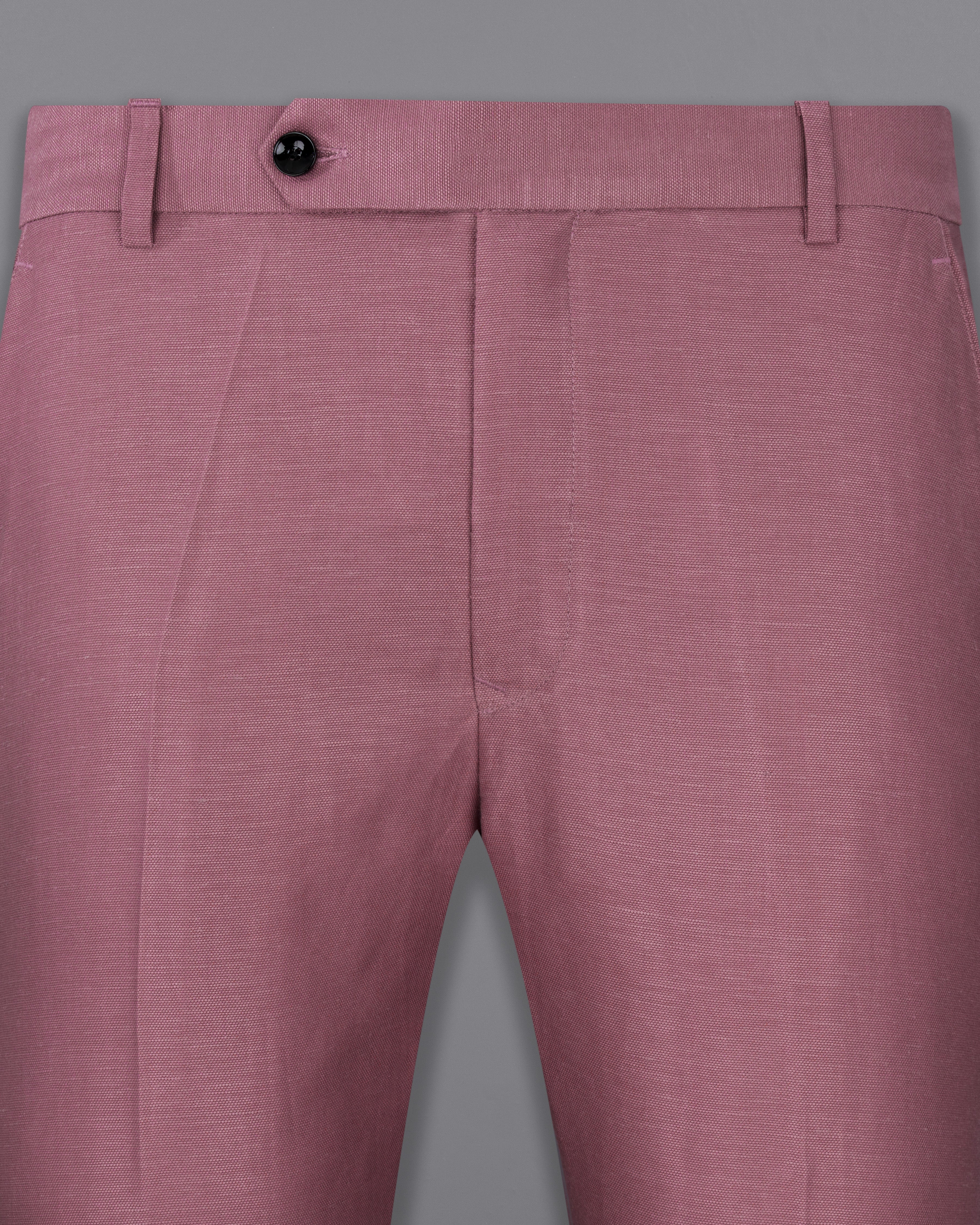 Dark Chestnut Pink  Linen Pant T2313-28, T2313-30, T2313-32, T2313-34, T2313-36, T2313-38, T2313-40, T2313-42, T2313-44