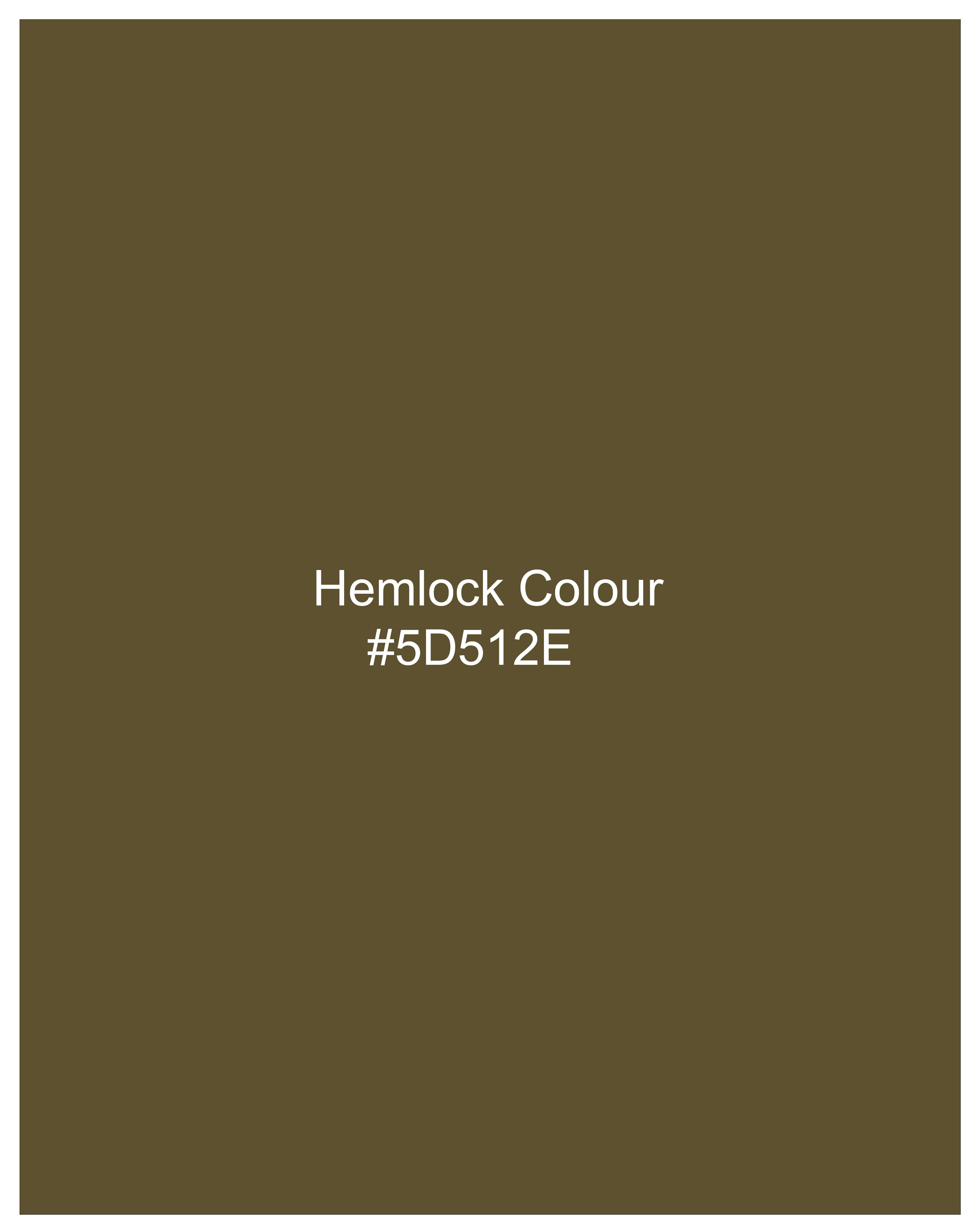 Hemlock Brown Premium Cotton Pant T2343-28, T2343-30, T2343-32, T2343-34, T2343-36, T2343-38, T2343-40, T2343-42, T2343-44
