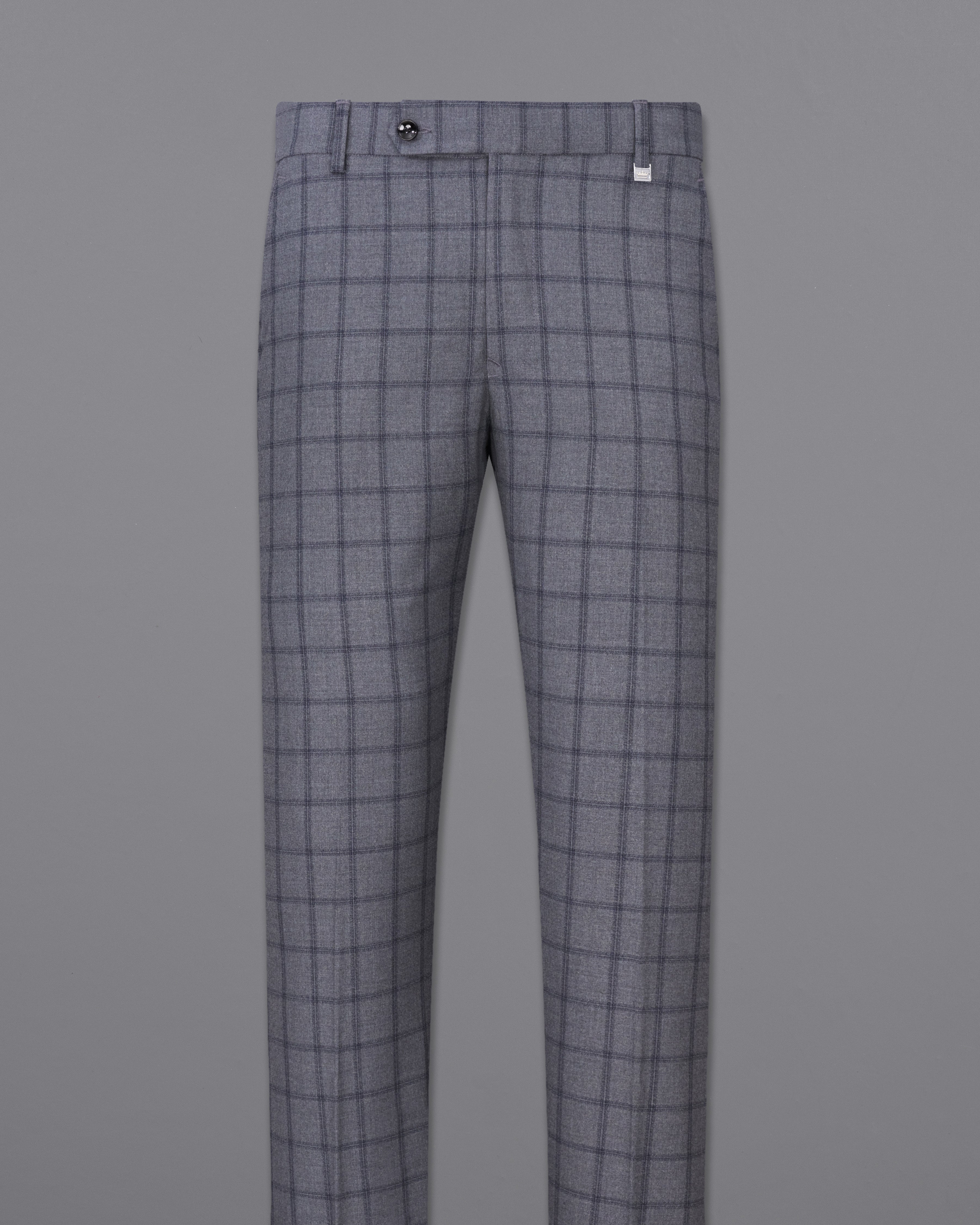 Wenge Gray Windowpane Pant T2373-28, T2373-30, T2373-32, T2373-34, T2373-36, T2373-38, T2373-40, T2373-42, T2373-44