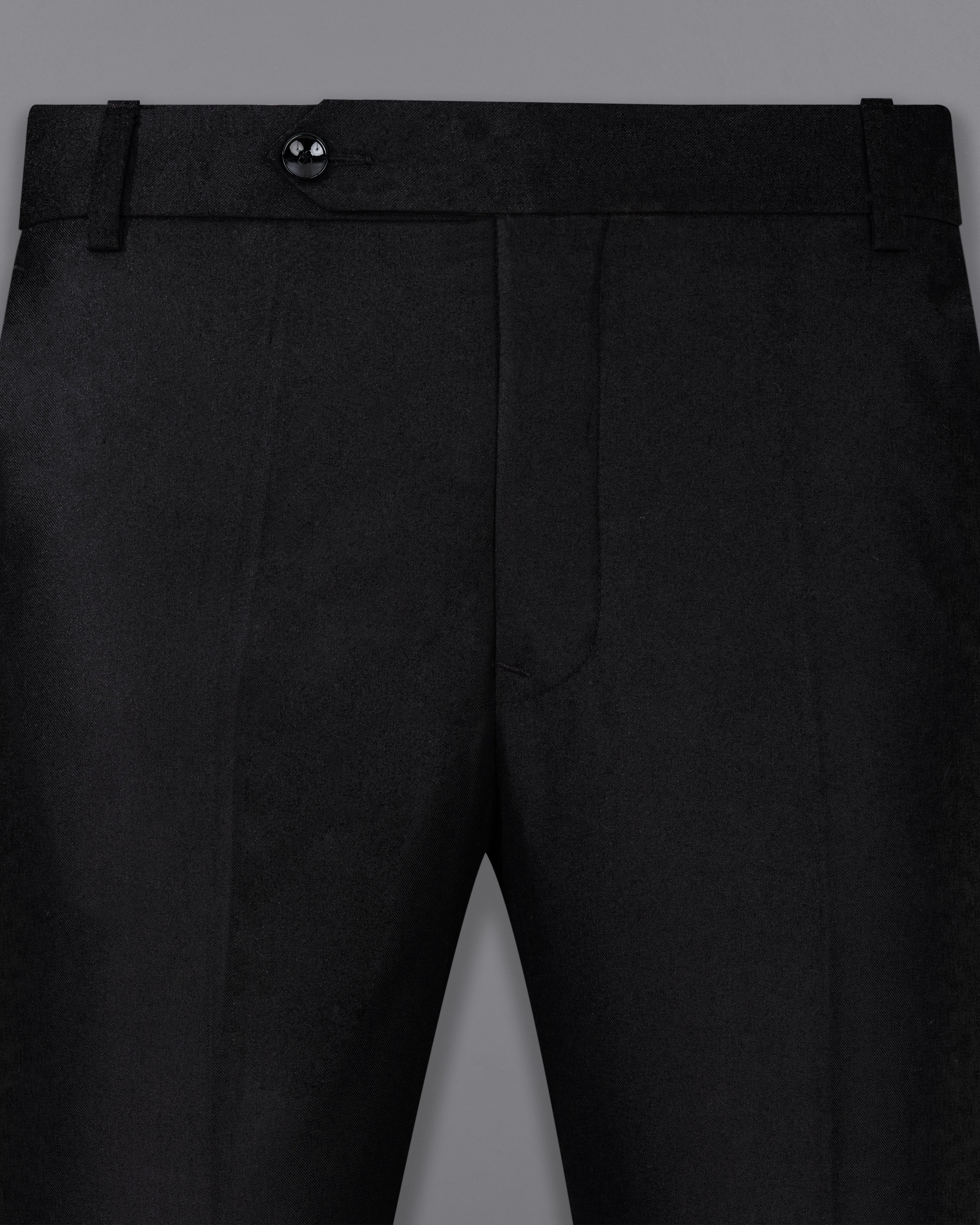 Jade Black Textured Pant T2379-28, T2379-30, T2379-32, T2379-34, T2379-36, T2379-38, T2379-40, T2379-42, T2379-44