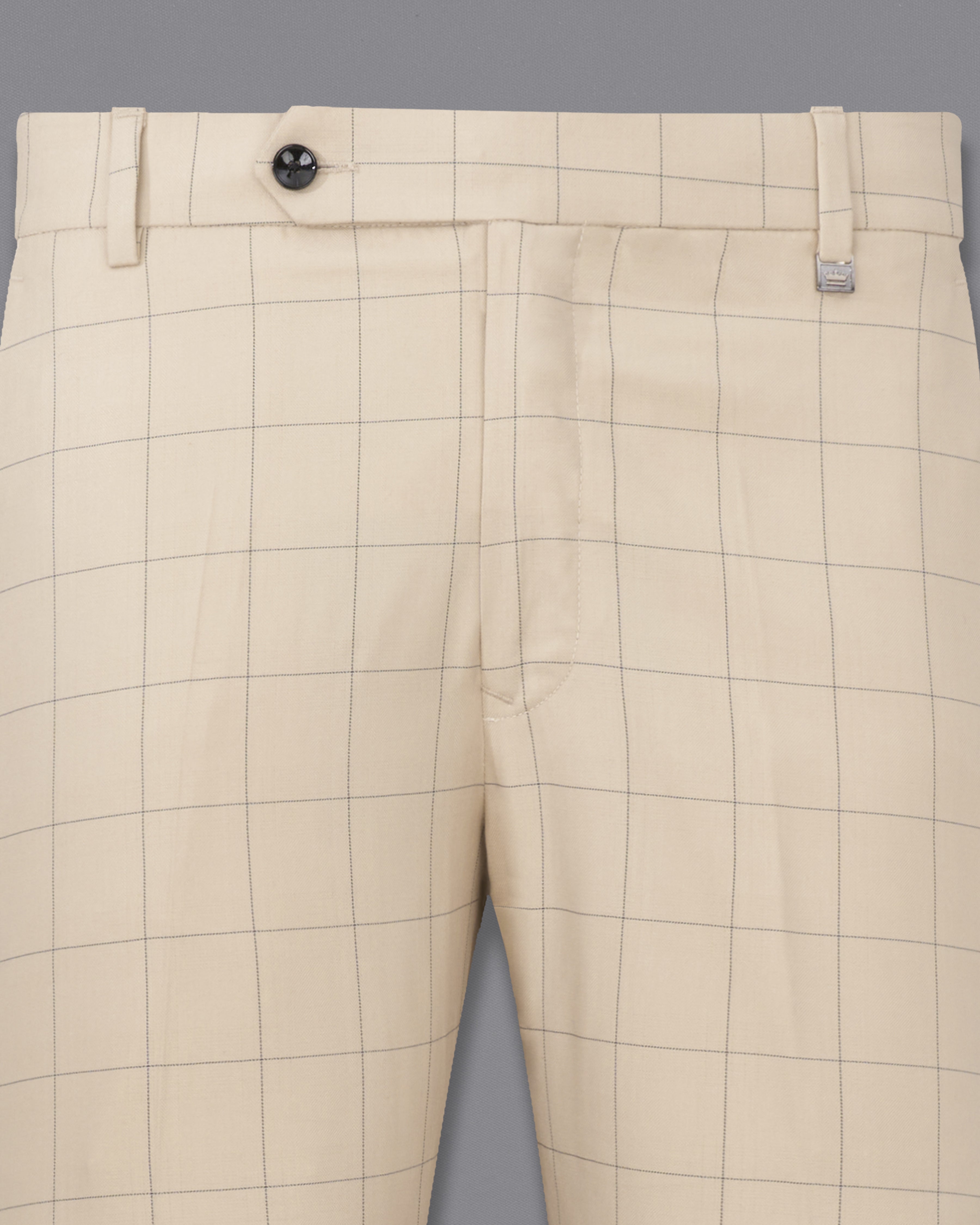 Hampton Cream Windowpane Pant T2382-28, T2382-30, T2382-32, T2382-34, T2382-36, T2382-38, T2382-40, T2382-42, T2382-44