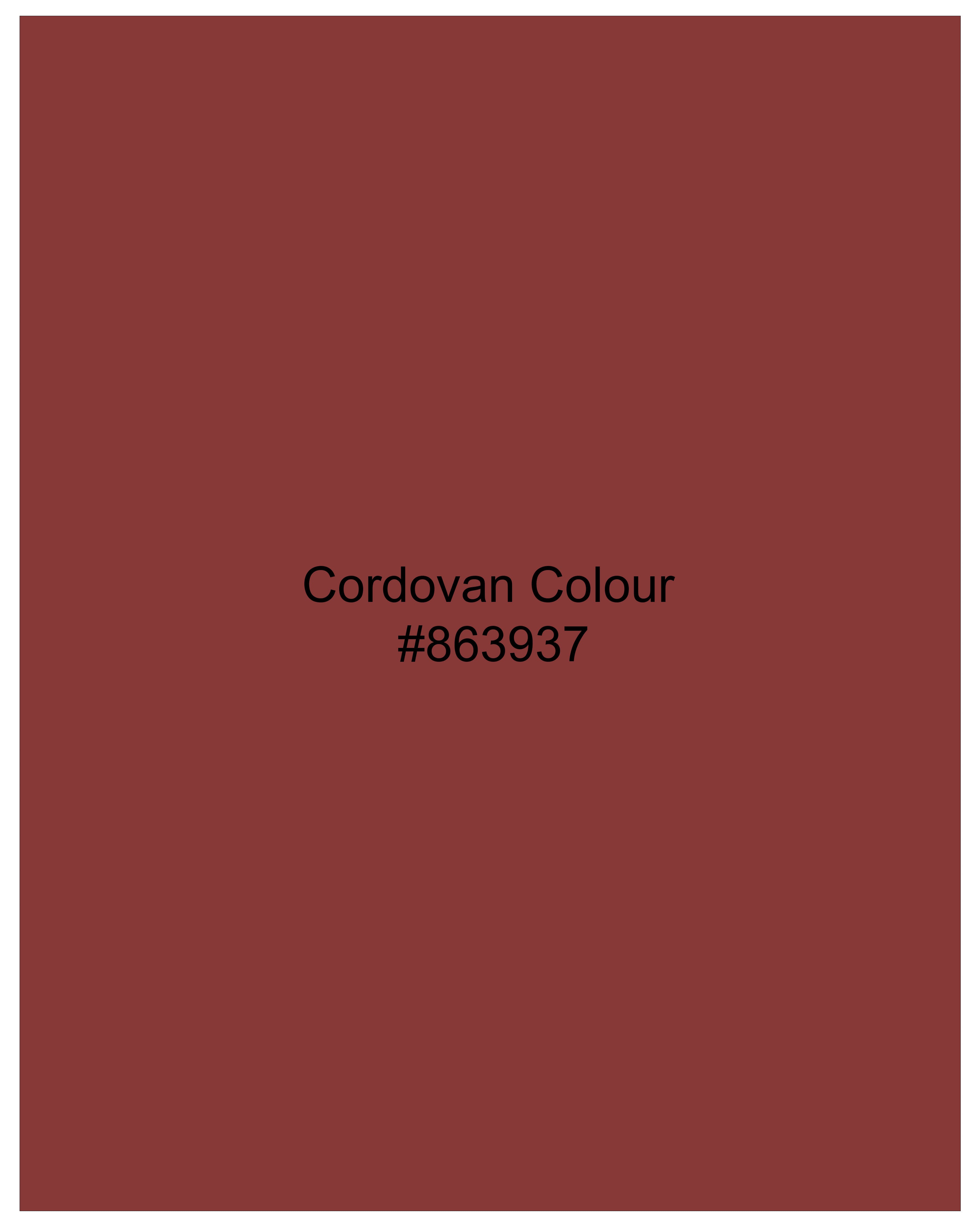 Cordovan Red Wool Rich Pant T2533-28, T2533-30, T2533-32, T2533-34, T2533-36, T2533-38, T2533-40, T2533-42, T2533-44