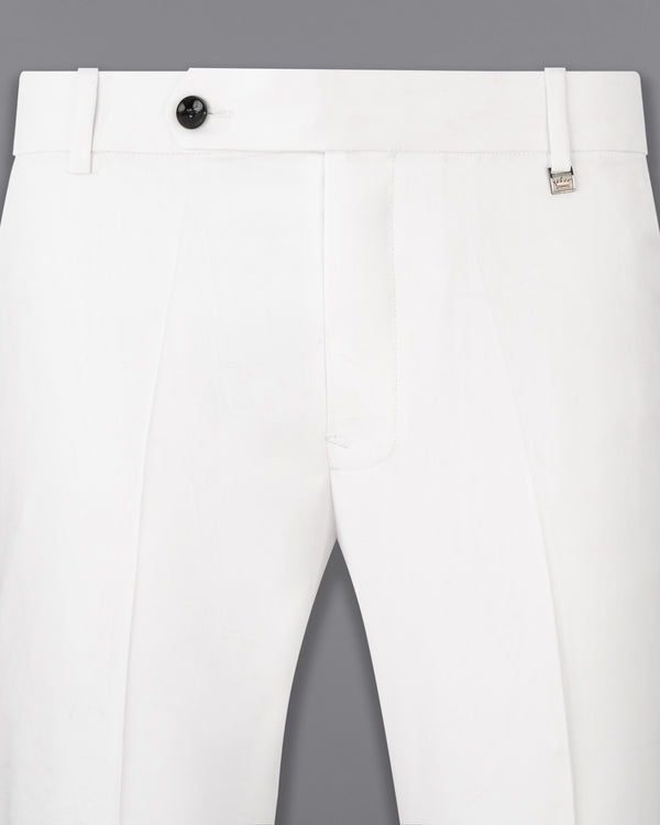Bright White Solid Pant T2545-28, T2545-30, T2545-32, T2545-34, T2545-36, T2545-38, T2545-40, T2545-42, T2545-44