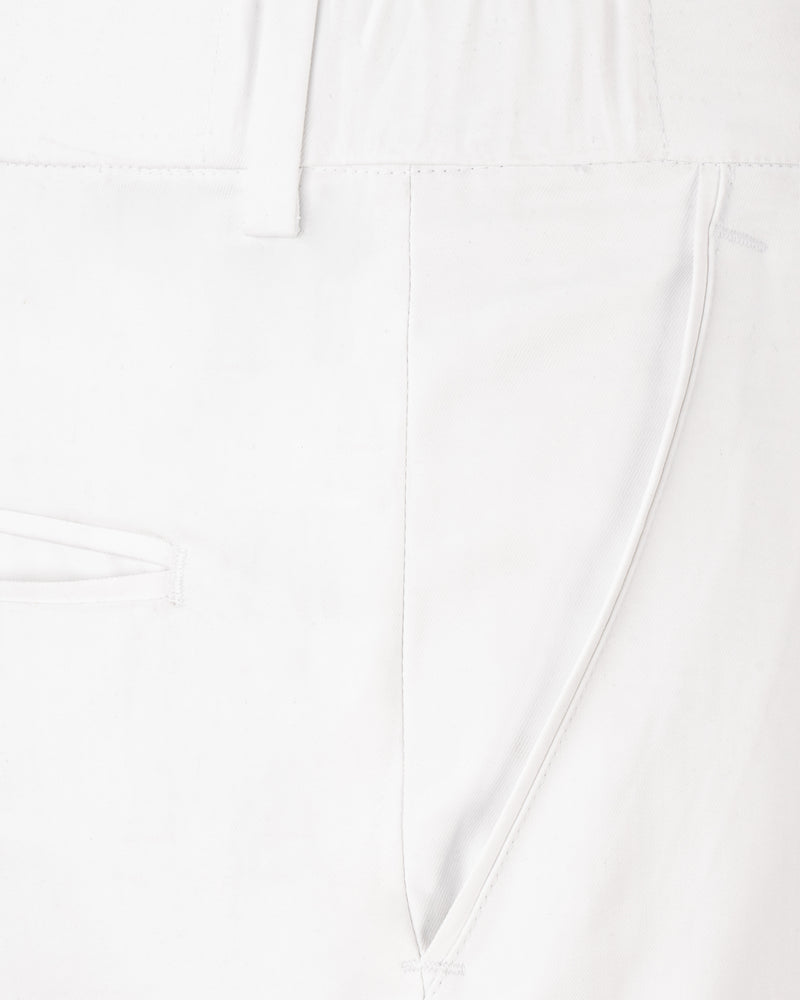 Bright White Solid Pant T2545-28, T2545-30, T2545-32, T2545-34, T2545-36, T2545-38, T2545-40, T2545-42, T2545-44