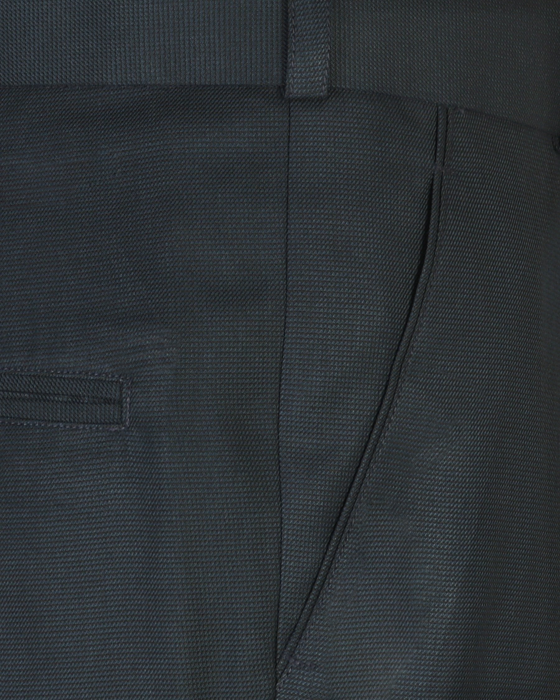 Peacock Blue Formal Pant