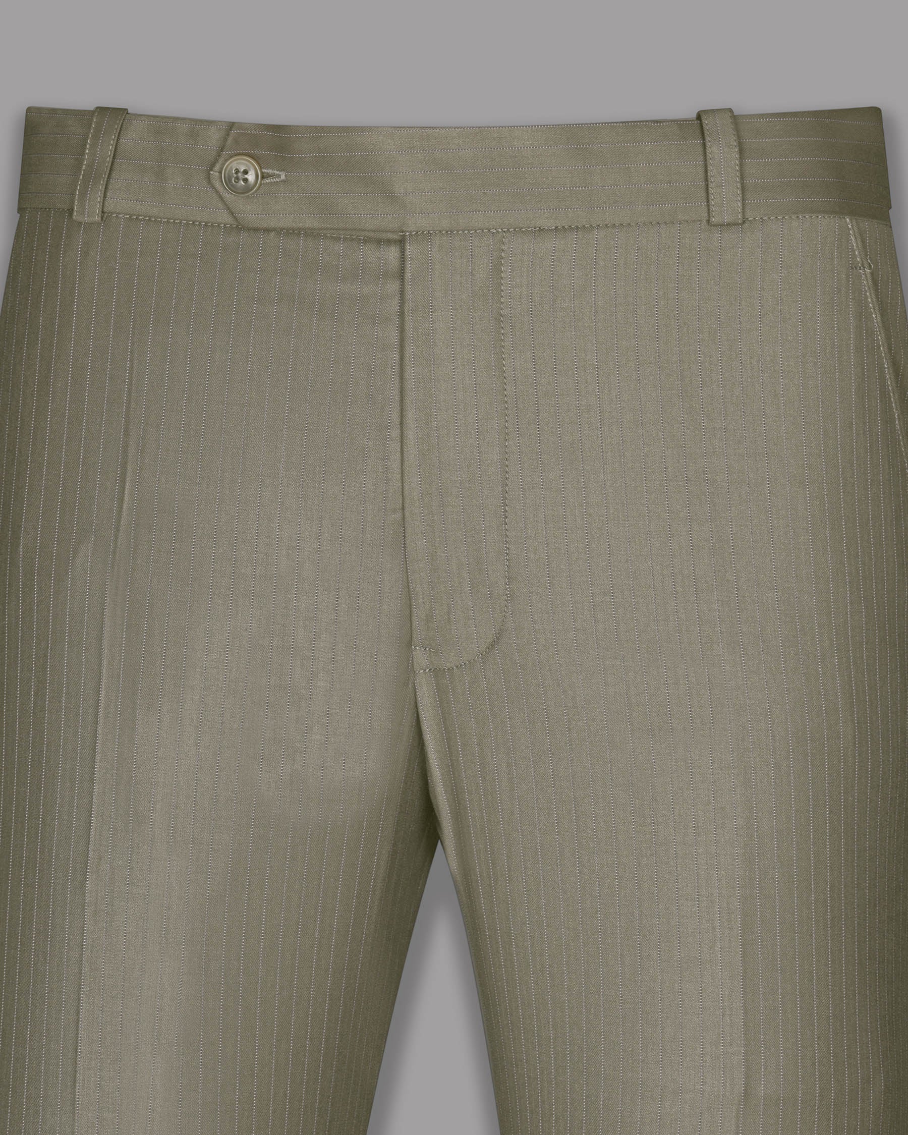 Silver Pinstriped Wool Blend Pant T602-28, T602-30, T602-38, T602-42, T602-34, T602-32, T602-36, T602-40, T602-44