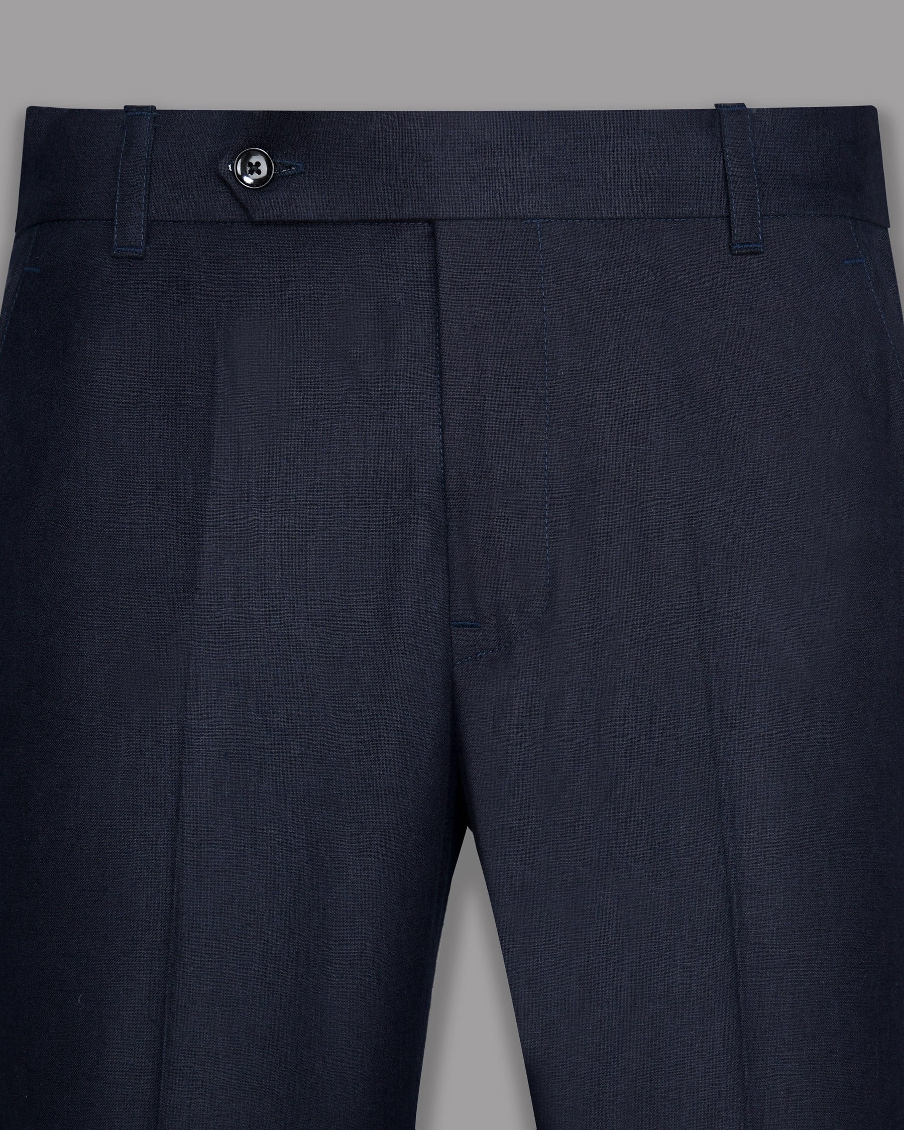 Navy Luxurious Linen Pant T740-36, T740-42, T740-28, T740-40, T740-30, T740-44, T740-32, T740-38, T740-34