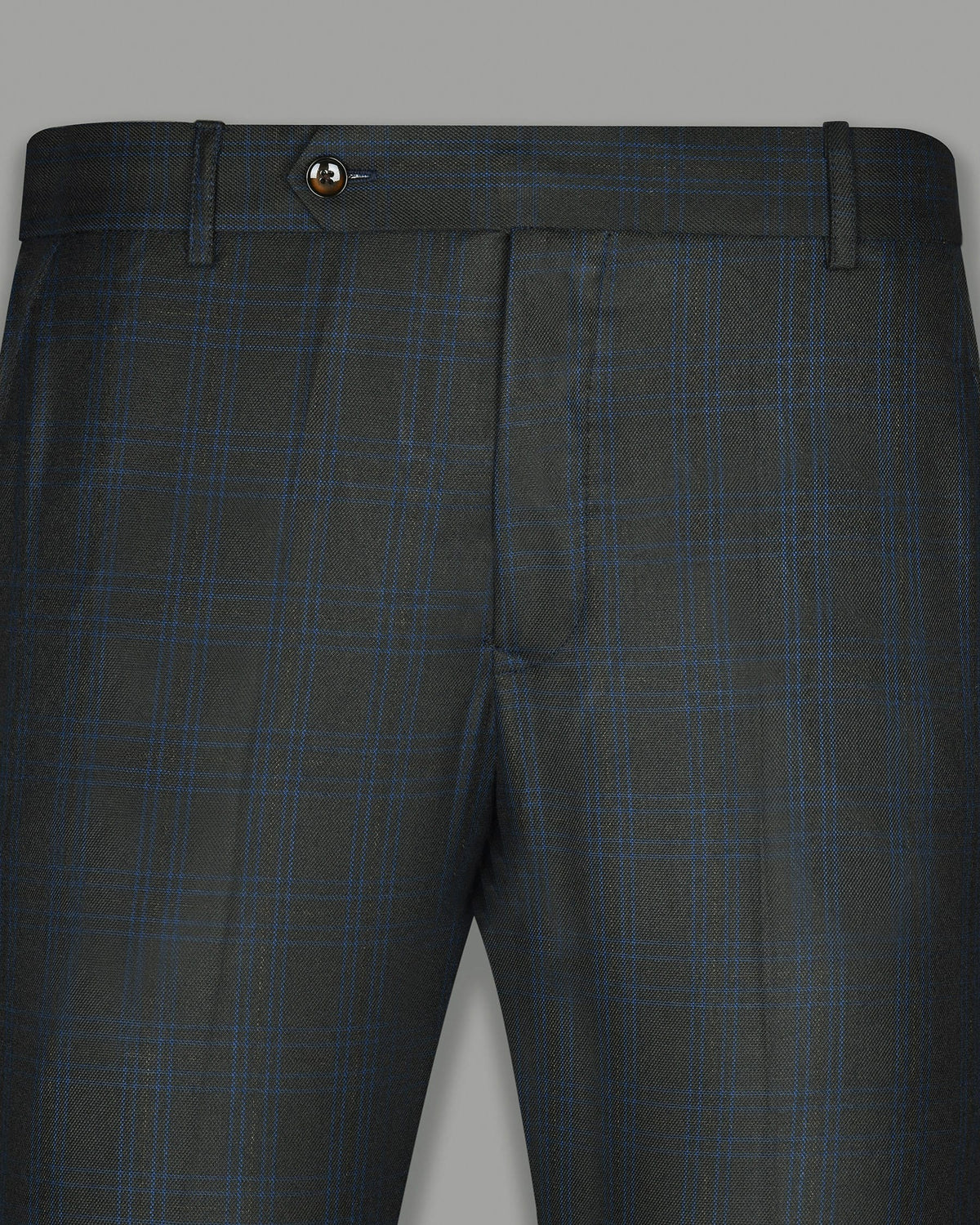 Charcoal Subtle Windowpane Wool Blend Pant T752-40, T752-42, T752-44, T752-34, T752-36, T752-28, T752-30, T752-38, T752-32