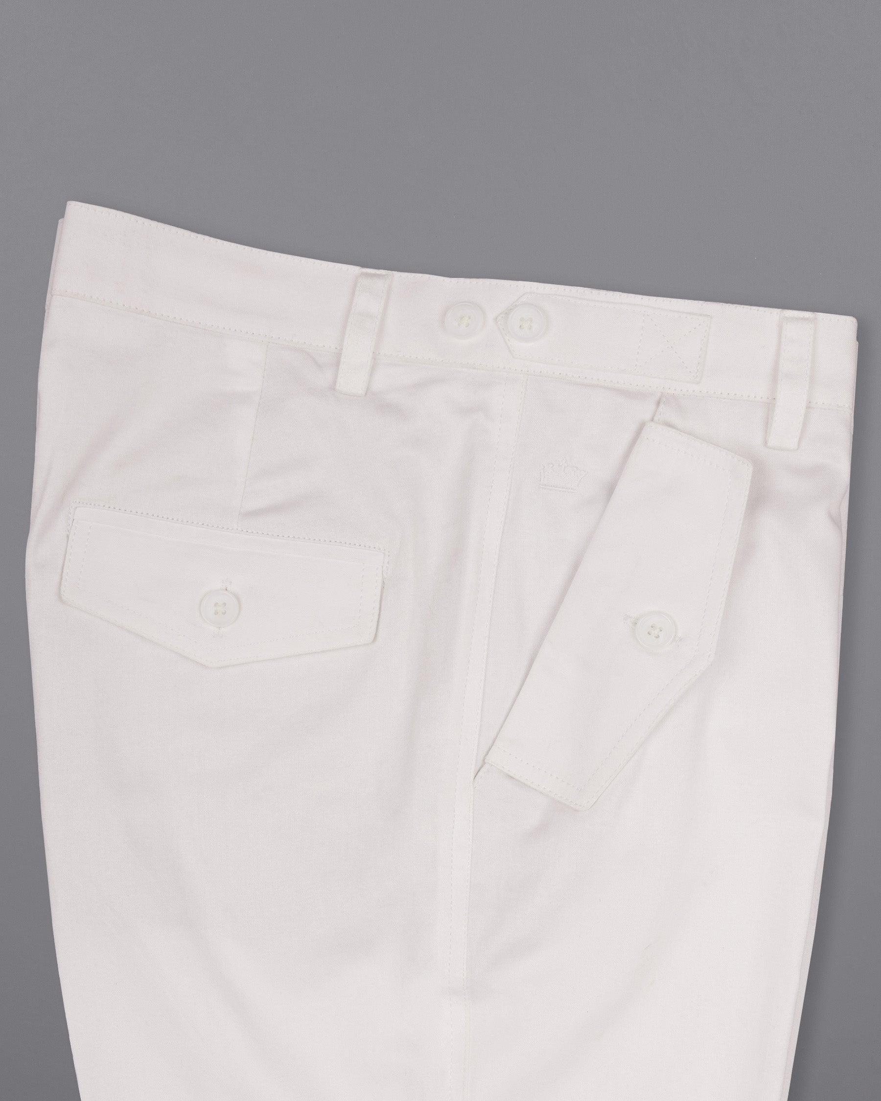 Bright White Super Soft Premium Cotton Cargo Pant T901-CRG-28, T901-CRG-30, T901-CRG-32, T901-CRG-34, T901-CRG-36, T901-CRG-38, T901-CRG-40, T901-CRG-42, T901-CRG-44