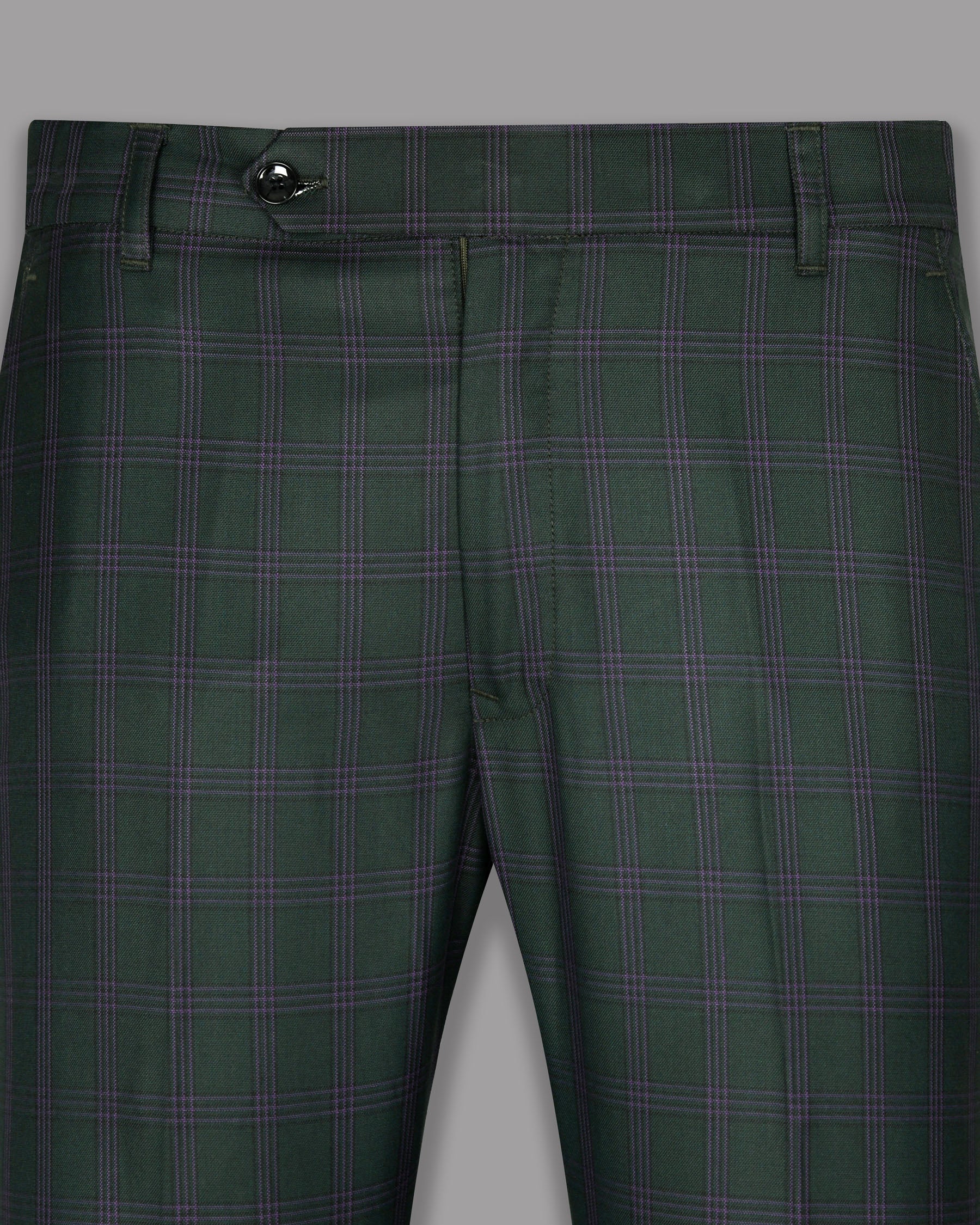 Phthalo Green Windowpane Wool Blend Pant T932-28, T932-30, T932-32, T932-38, T932-40, T932-42, T932-44, T932-34, T932-36