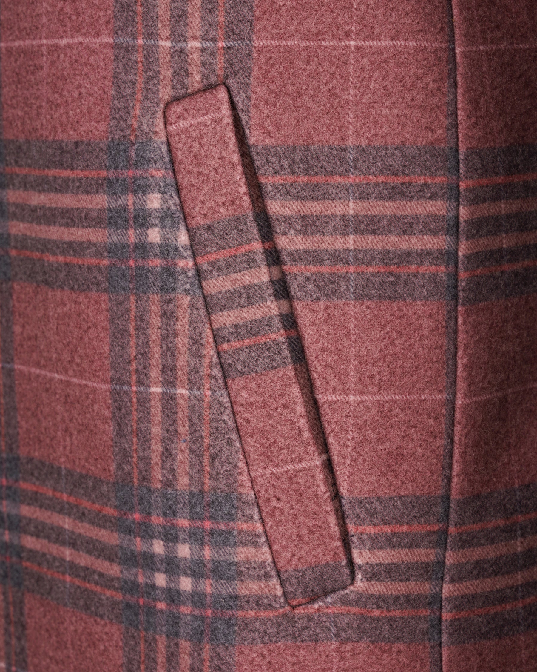 Cordovan Plaid Trench Coat TCB1869-SB-36, TCB1869-SB-38, TCB1869-SB-40, TCB1869-SB-42, TCB1869-SB-44, TCB1869-SB-46, TCB1869-SB-48, TCB1869-SB-50, TCB1869-SB-52, TCB1869-SB-54, TCB1869-SB-56, TCB1869-SB-58, TCB1869-SB-60