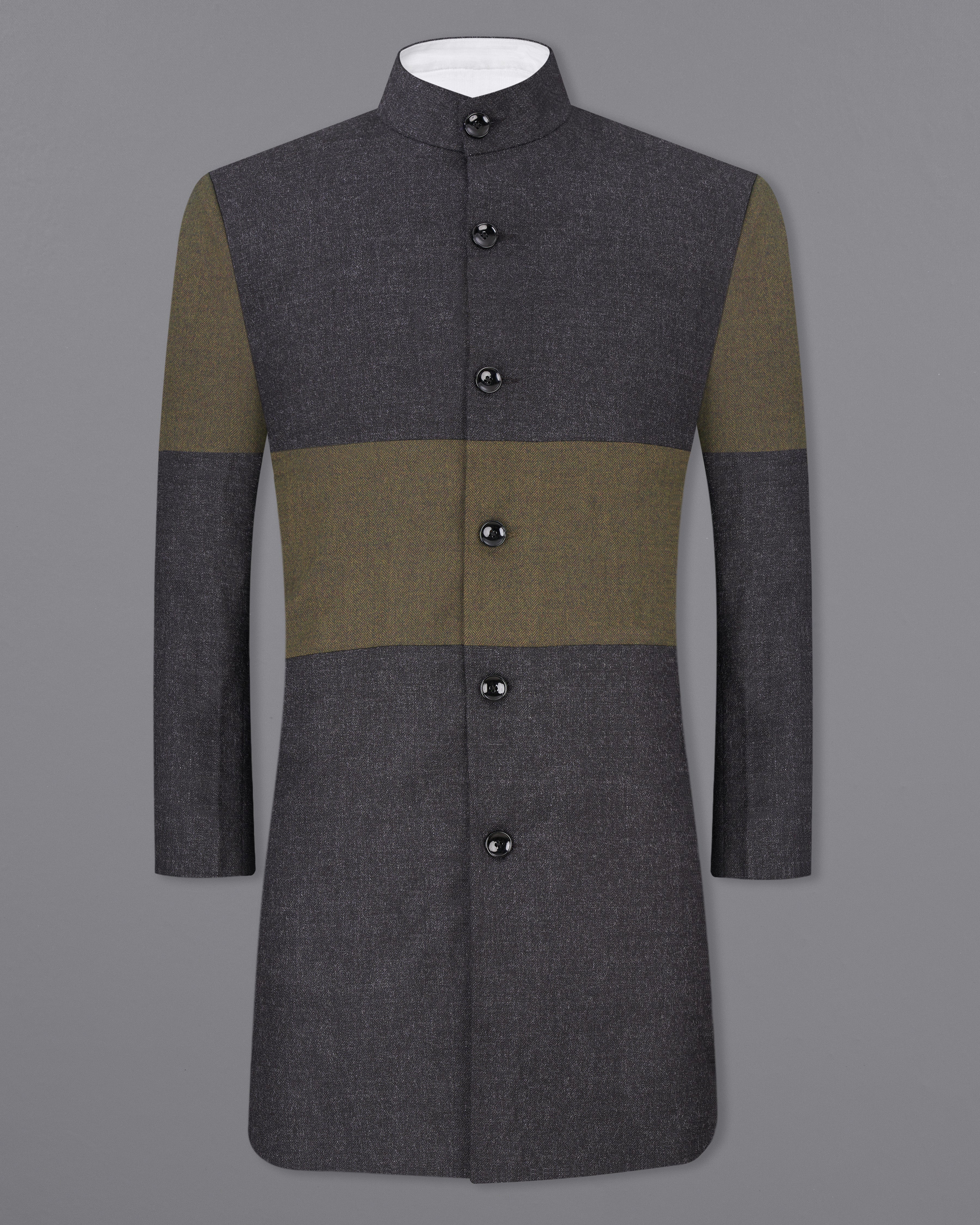 Piano Gray Wool Rich Designer Trench Coat TCB2515-D239-36, TCB2515-D239-38, TCB2515-D239-40, TCB2515-D239-42, TCB2515-D239-44, TCB2515-D239-46, TCB2515-D239-48, TCB2515-D239-50, TCB2515-D239-52, TCB2515-D239-54, TCB2515-D239-56, TCB2515-D239-58, TCB2515-D239-60