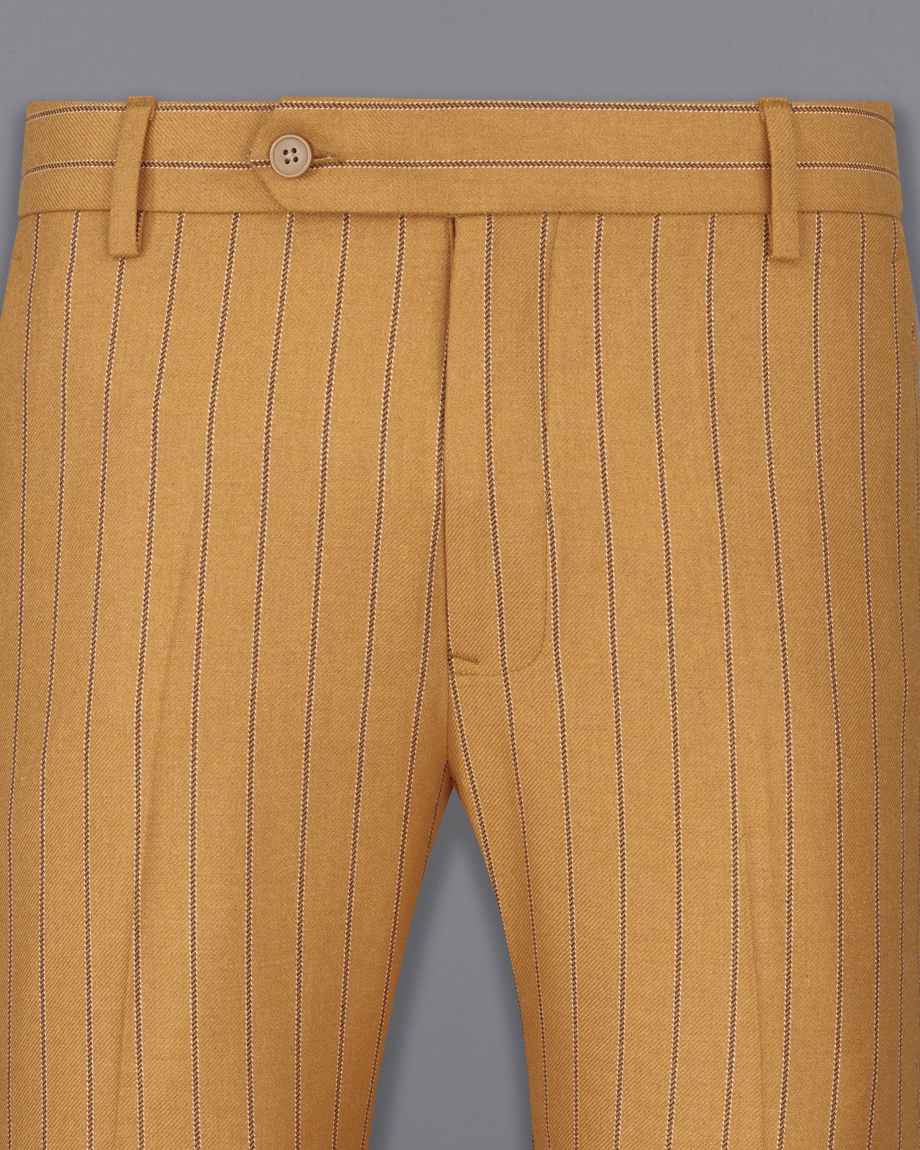 Tussock Mustard Yellow Striped Single Breasted Trench Coat With Pant TCPT2034-SB-36, TCPT2034-SB-38, TCPT2034-SB-40, TCPT2034-SB-42, TCPT2034-SB-44, TCPT2034-SB-46, TCPT2034-SB-48, TCPT2034-SB-50, TCPT2034-SB-52, TCPT2034-SB-54, TCPT2034-SB-56, TCPT2034-SB-58, TCPT2034-SB-60