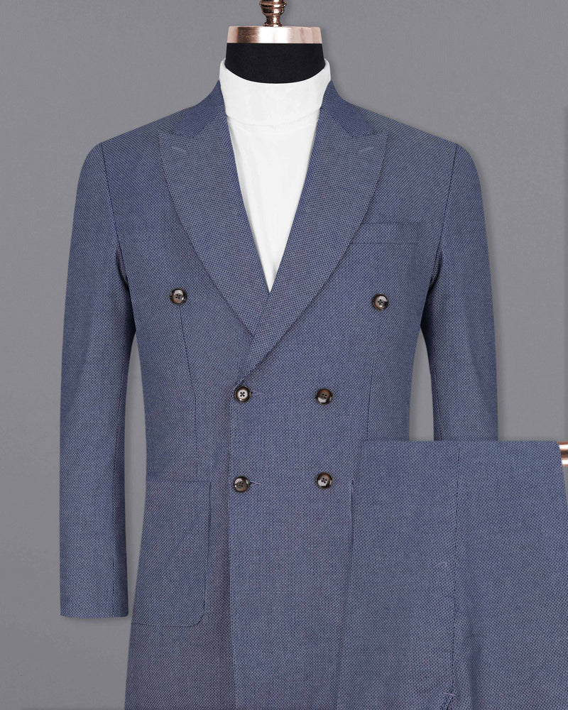 Limed Spruce Blue Double Breasted Trench Coat With Pant TCPT2074-DB-PP-36, TCPT2074-DB-PP-38, TCPT2074-DB-PP-40, TCPT2074-DB-PP-42, TCPT2074-DB-PP-44, TCPT2074-DB-PP-46, TCPT2074-DB-PP-48, TCPT2074-DB-PP-50, TCPT2074-DB-PP-52, TCPT2074-DB-PP-54, TCPT2074-DB-PP-56, TCPT2074-DB-PP-58, TCPT2074-DB-PP-60