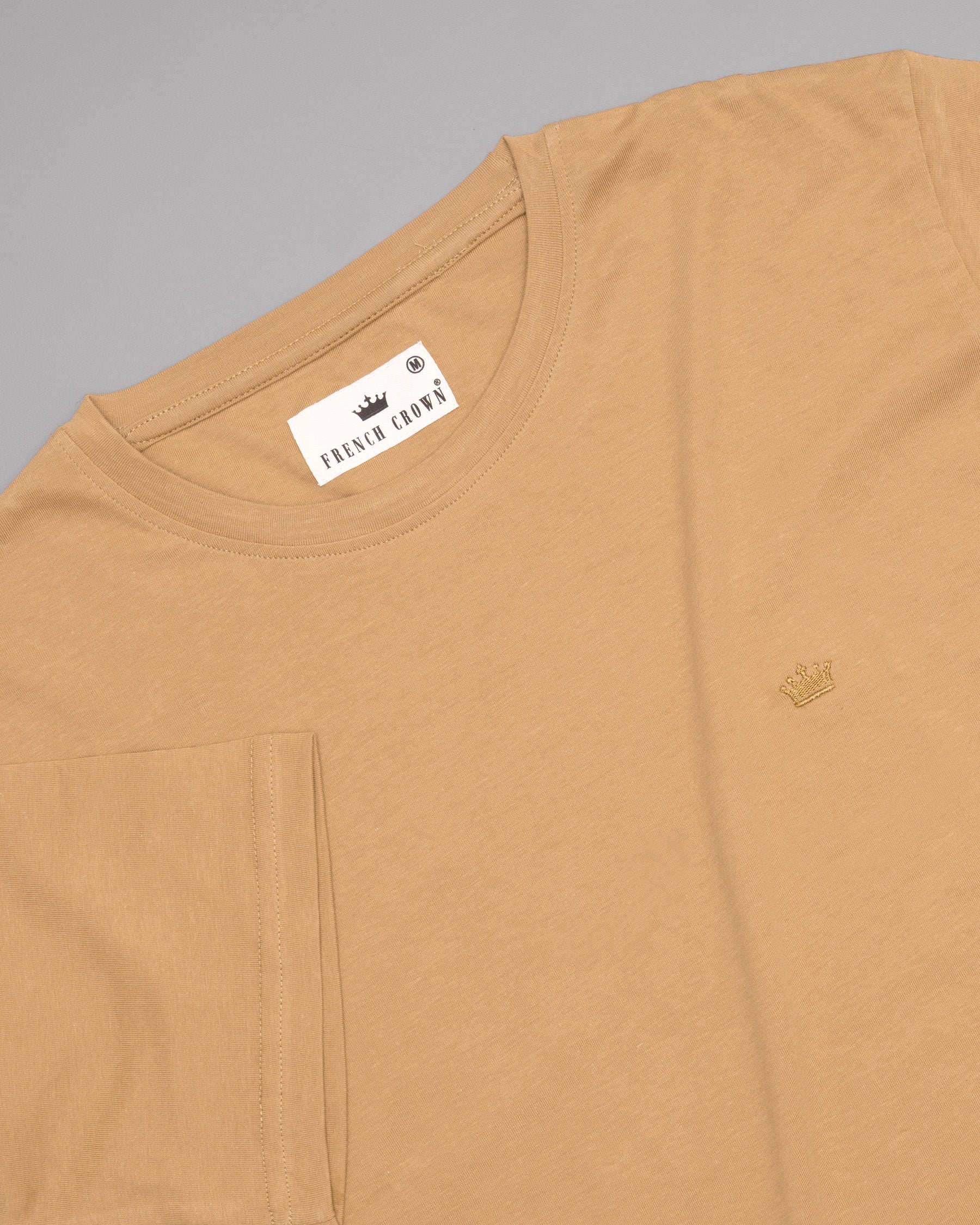 Tan Super Soft Organic Cotton T-shirt TS216-XXL, TS216-M, TS216-L, TS216-S, TS216-XL