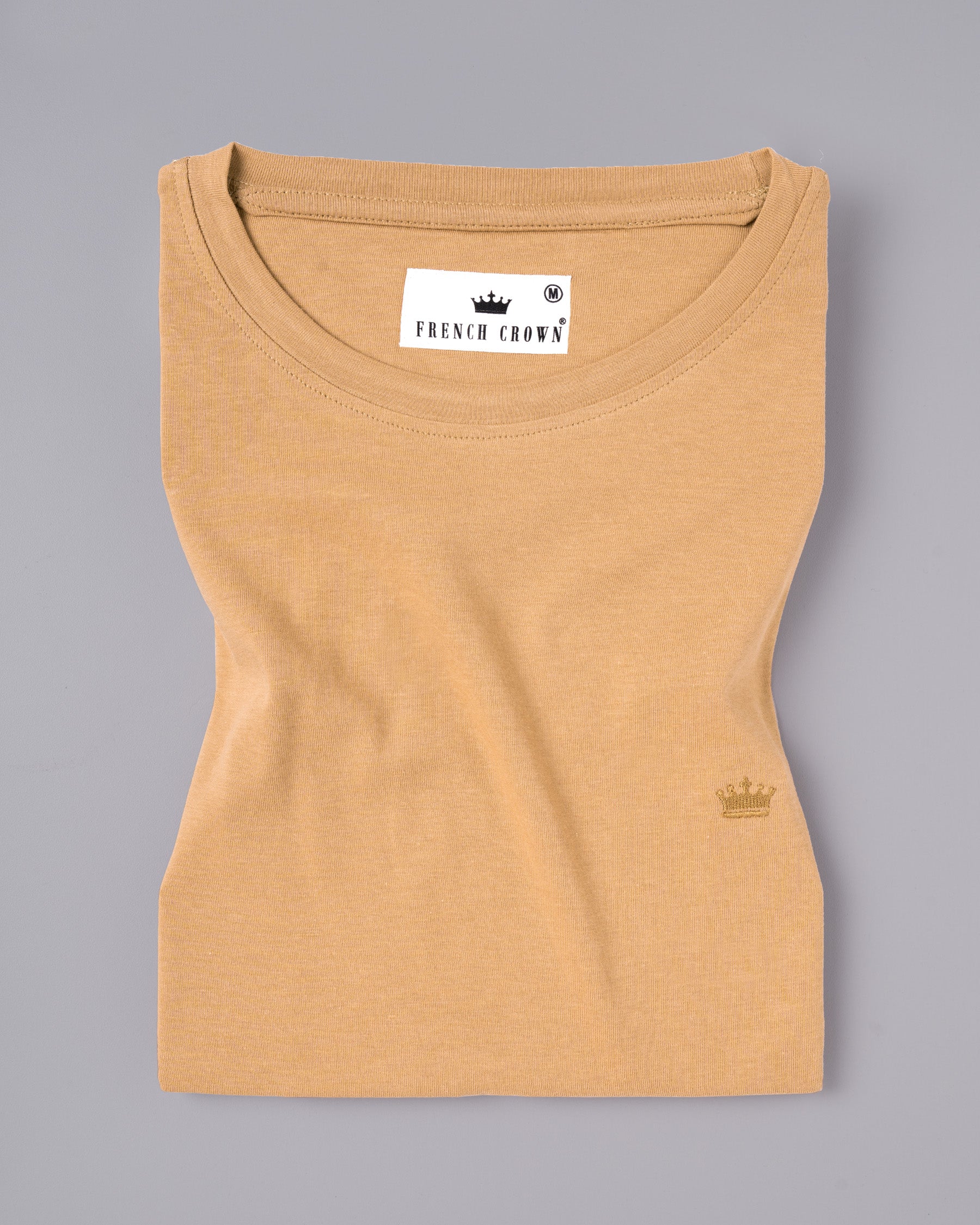 Tan Super Soft Organic Cotton T-shirt