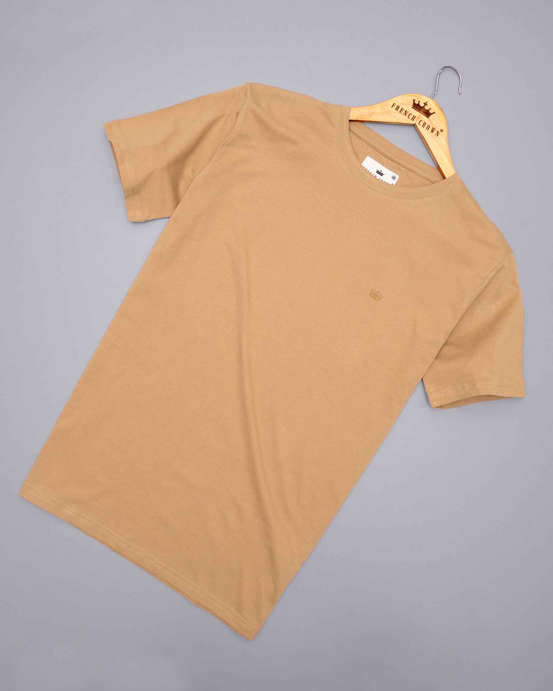 Tan Super Soft Organic Cotton T-shirt