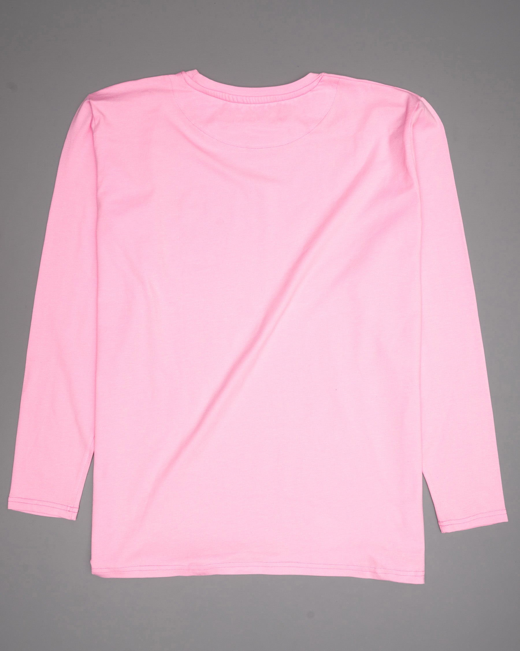 Classic Rose Pink Full-Sleeve Premium Cotton T-Shirt TS296-S, TS296-M, TS296-L, TS296-XL, TS296-XXL