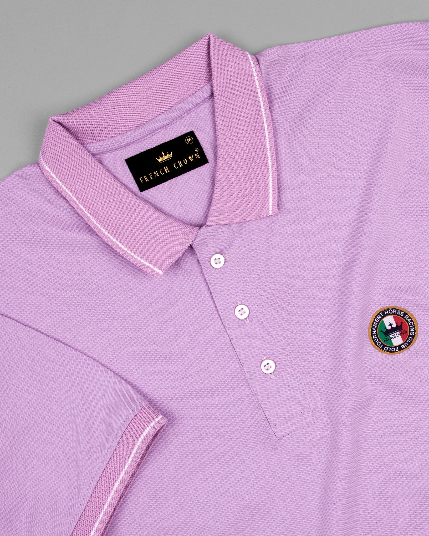 Thistle Pink Super Soft Organic Cotton Pique Polo TS349-S, TS349-M, TS349-L, TS349-XL, TS349-XXL