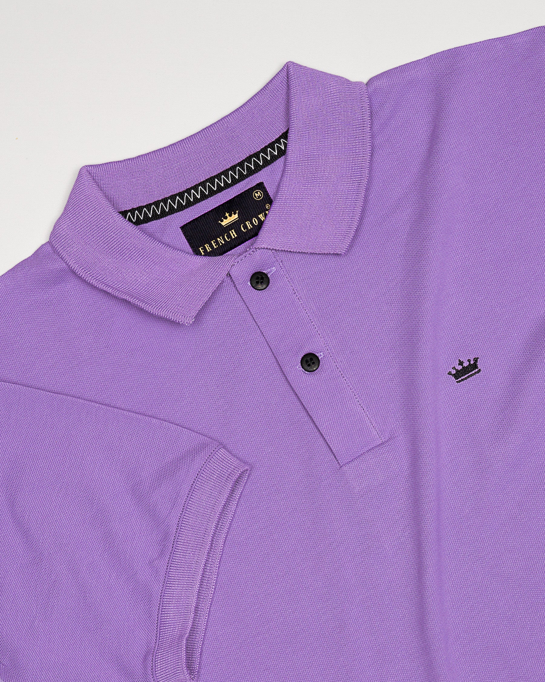 Amethyst Lavender Super Soft Organic Cotton Pique Polo TS353-S, TS353-M, TS353-L, TS353-XL, TS353-XXL