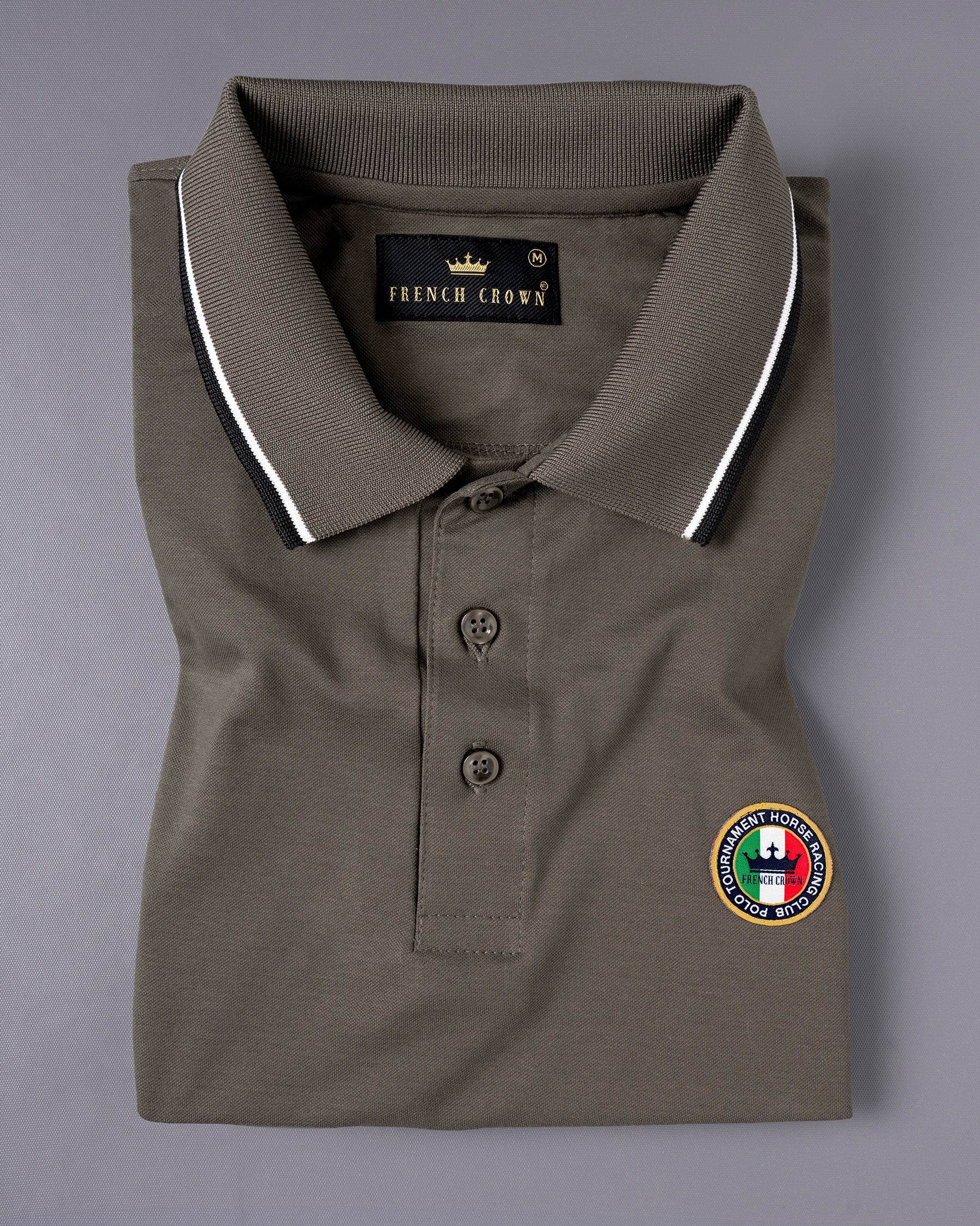 Sandstone Grey Super Soft Premium Cotton Mercerised Pique Polo