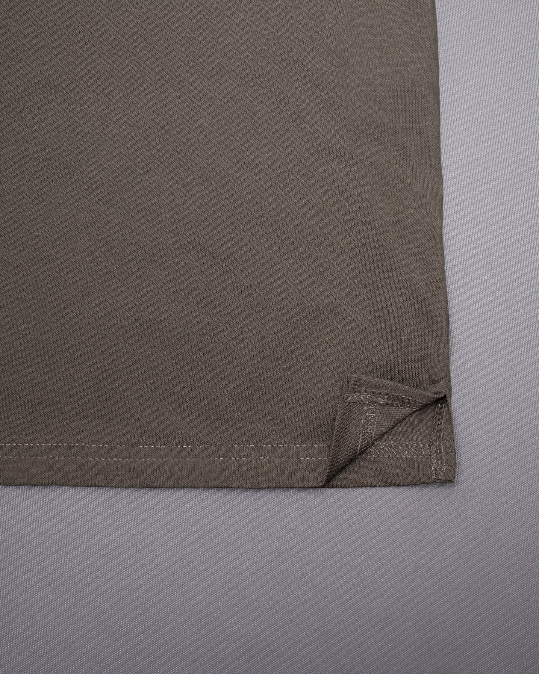 Sandstone Grey Super Soft Premium Cotton Mercerised Pique Polo