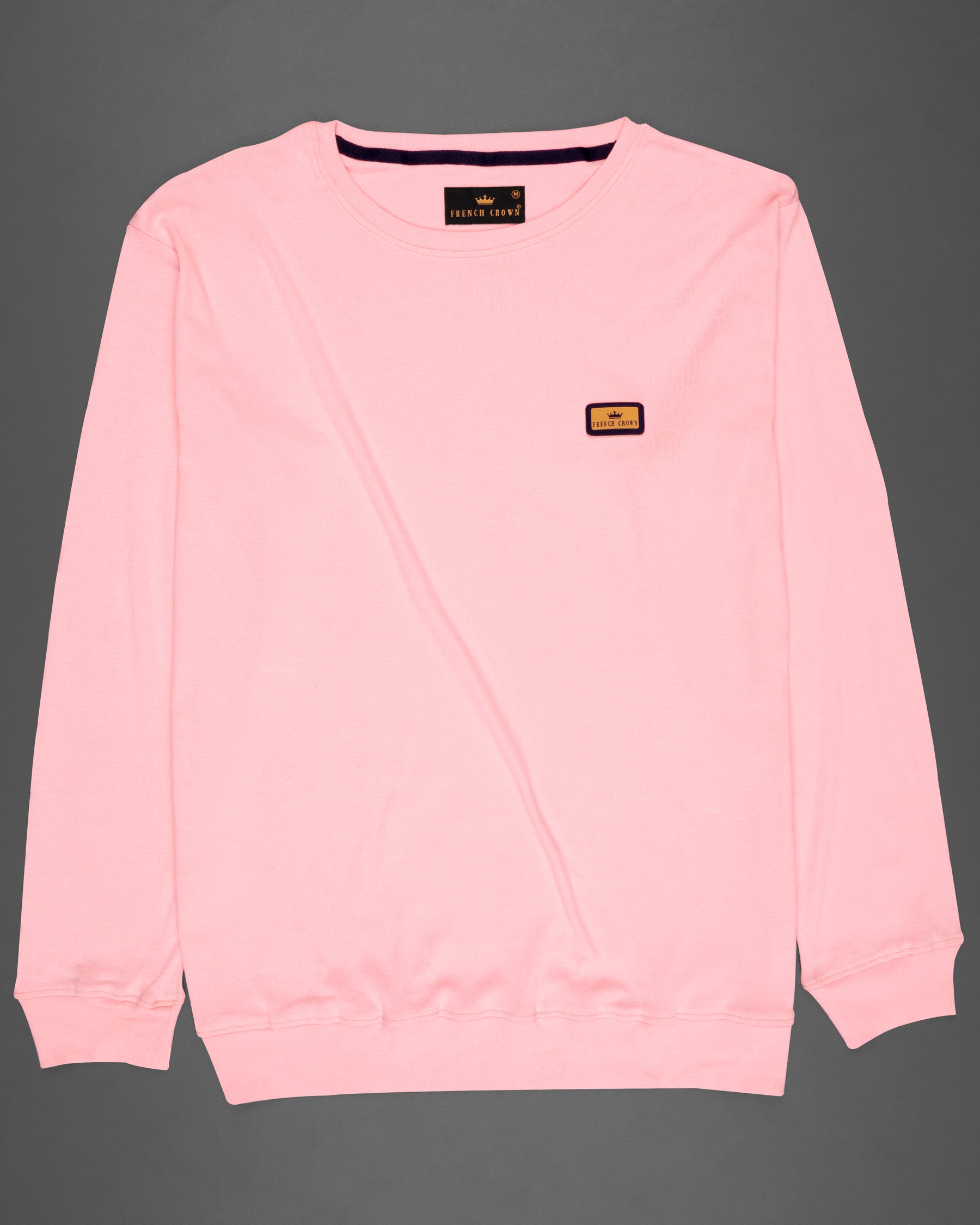 Sundown Pink Full Sleeve Premium Cotton Jersey Sweatshirt TS440-S, TS440-M, TS440-L, TS440-XL, TS440-XXL