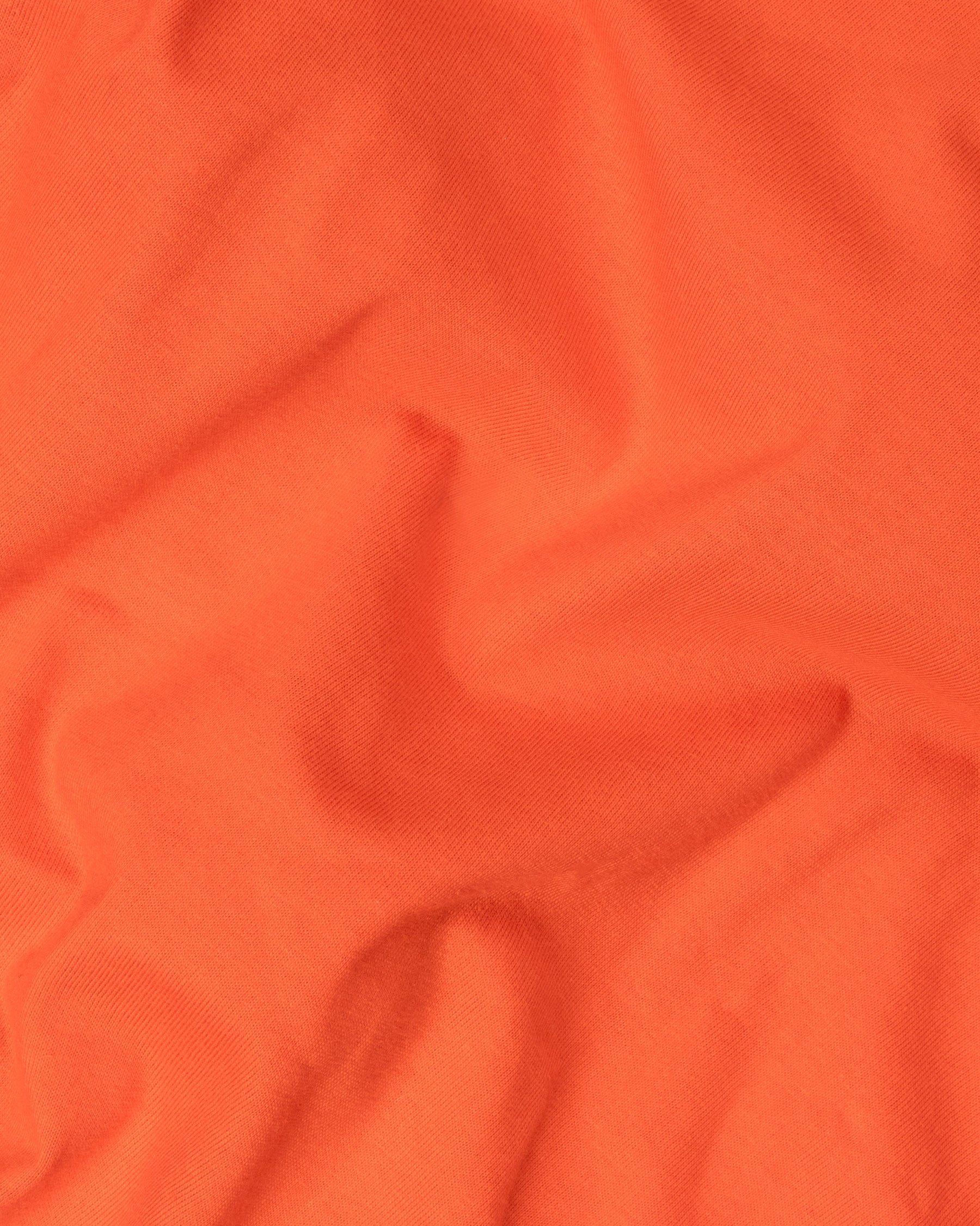 Orange Full Sleeve Premium Cotton Jersey Sweatshirt TS443-S, TS443-M, TS443-L, TS443-XL, TS443-XXL