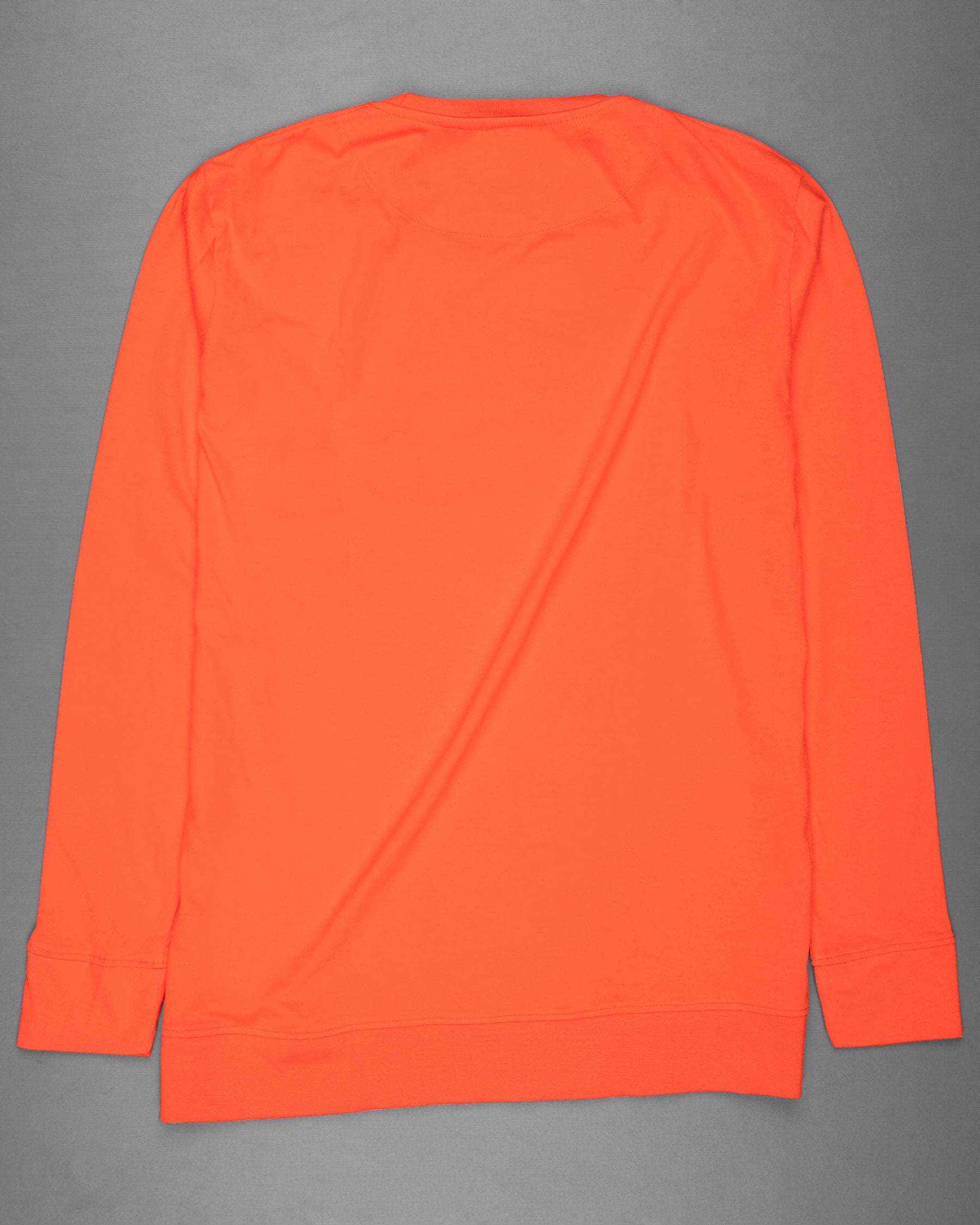 Orange Full Sleeve Premium Cotton Jersey Sweatshirt TS443-S, TS443-M, TS443-L, TS443-XL, TS443-XXL