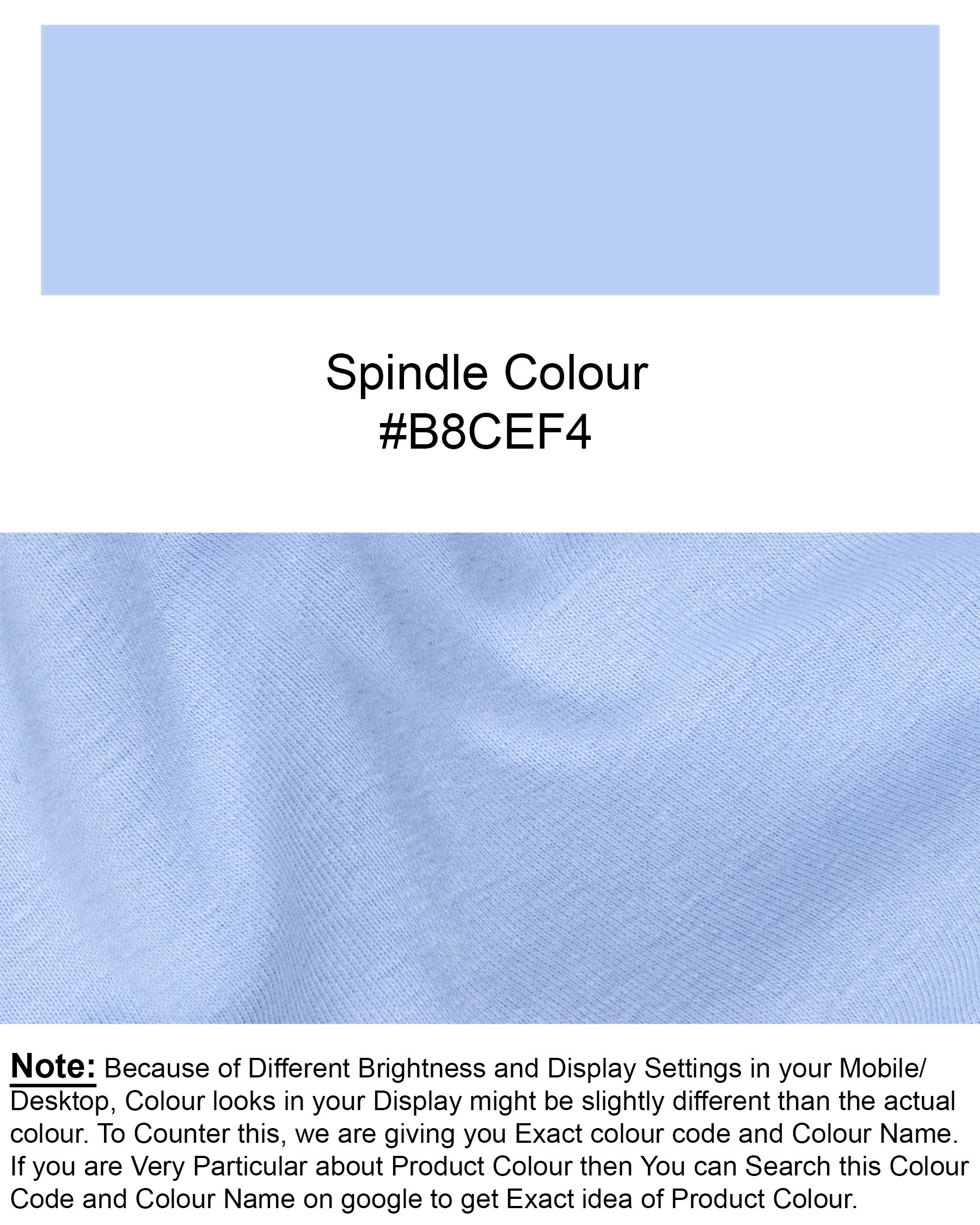 Spindle Blue Full Sleeve Premium Cotton Jersey Sweatshirt TS445-S, TS445-M, TS445-L, TS445-XL, TS445-XXL