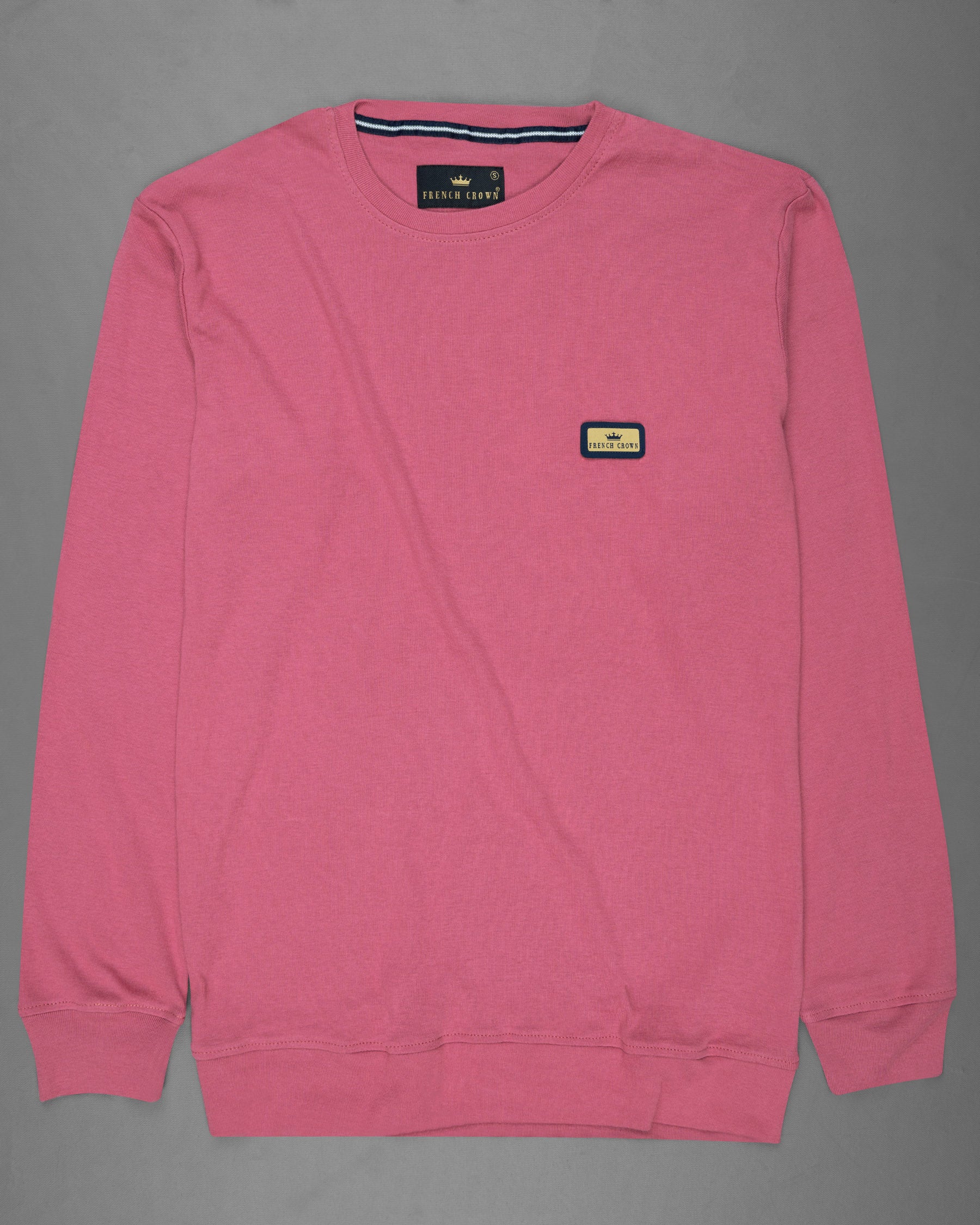 Cadillac Pink Full Sleeve Premium Cotton Jersey Sweatshirt TS447-S, TS447-M, TS447-L, TS447-XL, TS447-XXL