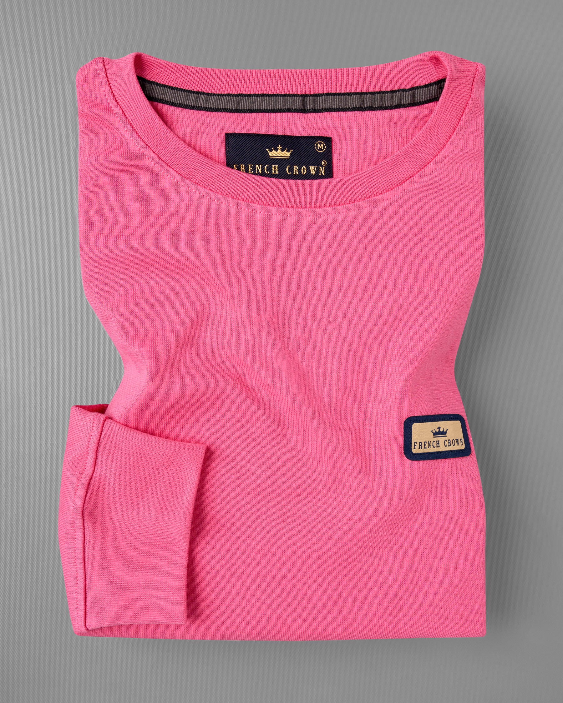 Brick Pink Full Sleeve Premium Cotton Jersey Sweatshirt TS474-S, TS474-M, TS474-L, TS474-XL, TS474-XXL