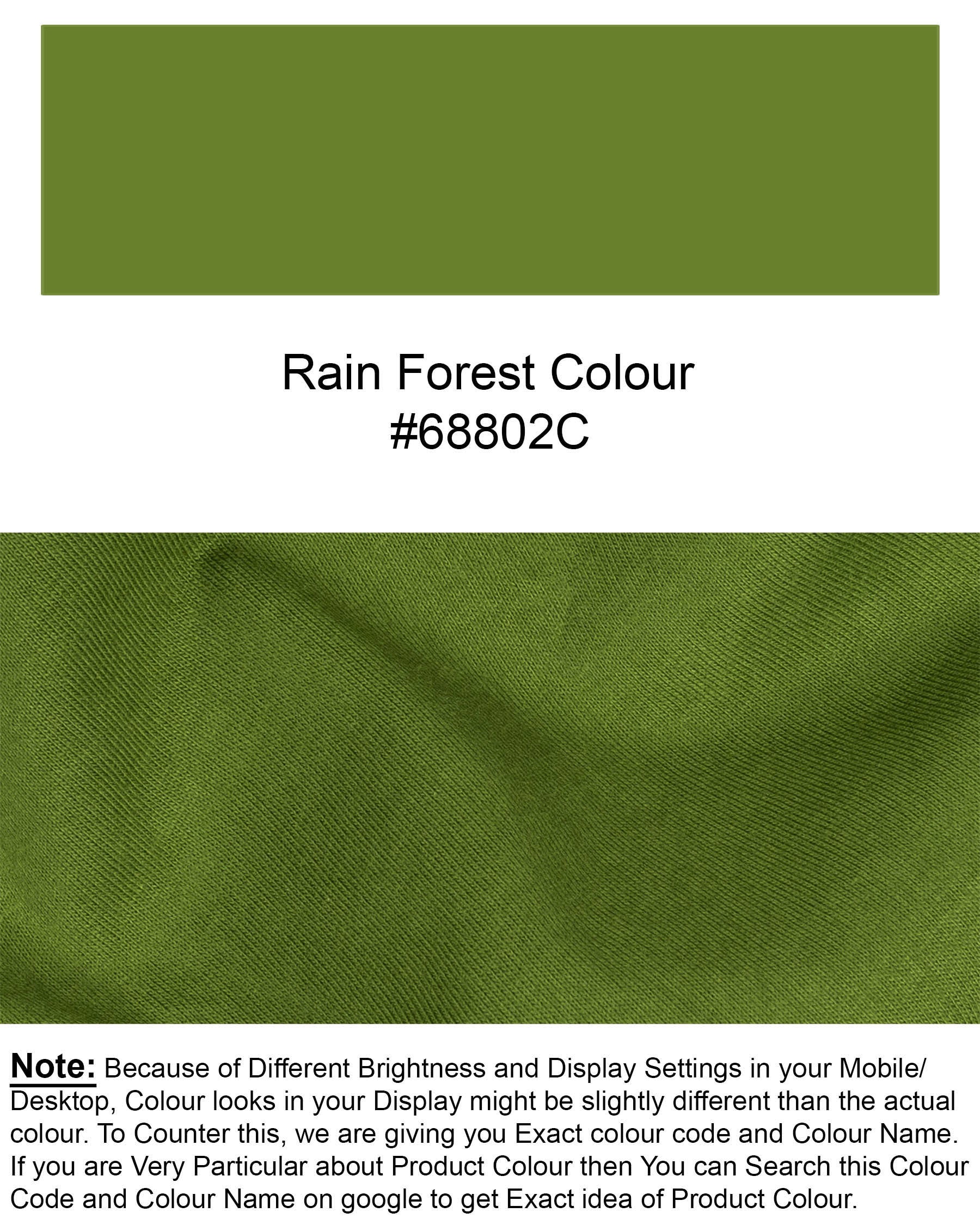 Rain Forest Green Full Sleeve Premium Cotton Jersey Sweatshirt TS477-S, TS477-M, TS477-L, TS477-XL, TS477-XXL