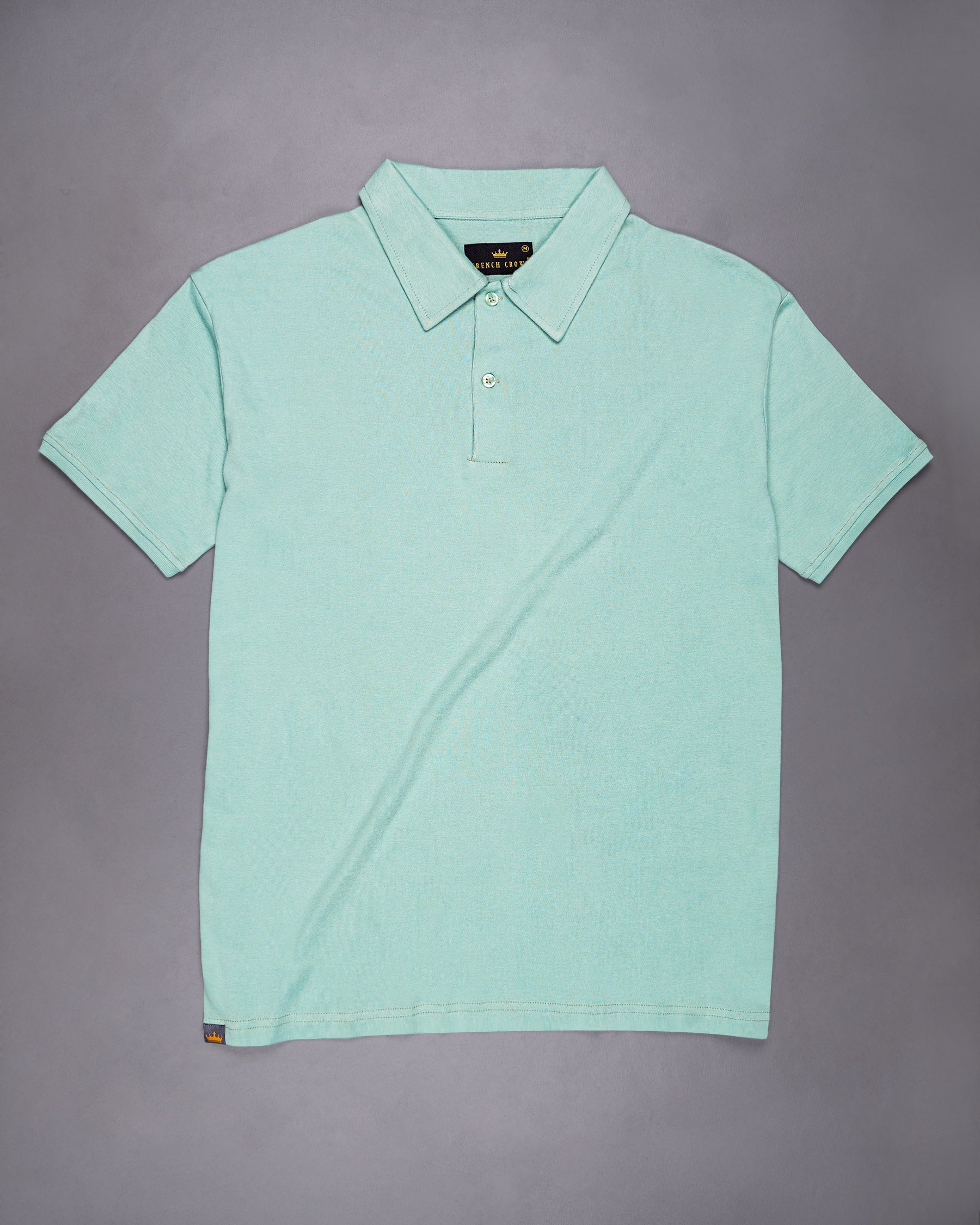 Cyan Opaque Pique Premium Cotton Polo TS550-S, TS550-M, TS550-L, TS550-XL, TS550-XXL, TS550-3XL, TS550-4XL