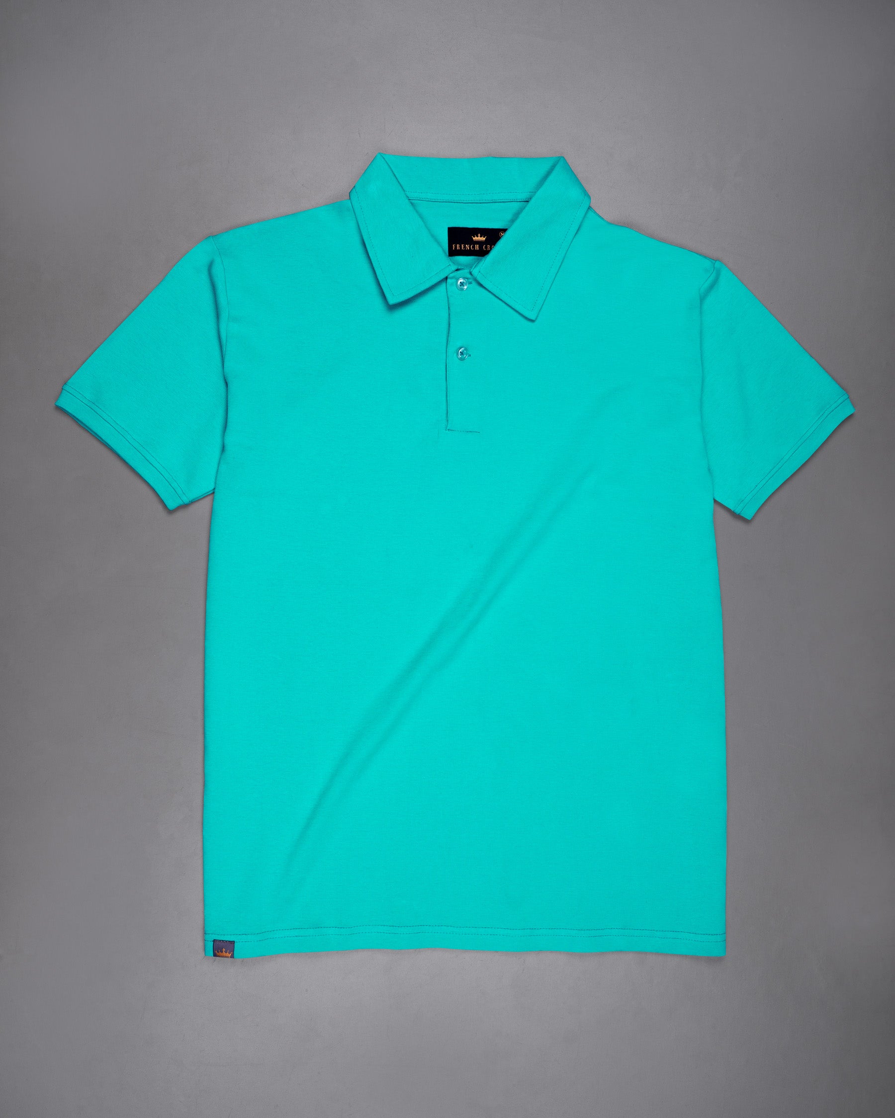 Bright Turquoise Pique Premium Cotton Polo TS554-S, TS554-M, TS554-L, TS554-XL, TS554-XXL, TS554-3XL, TS554-4XL