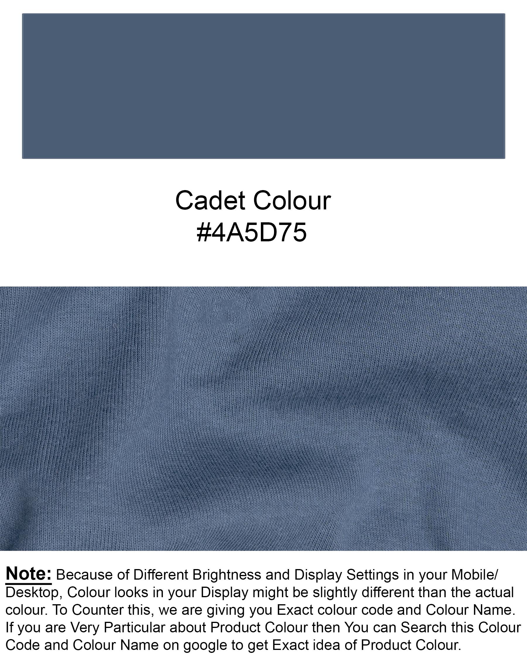 Cadet Blue Pique Premium Cotton Polo TS555-S, TS555-M, TS555-L, TS555-XL, TS555-XXL, TS555-3XL, TS555-4XL