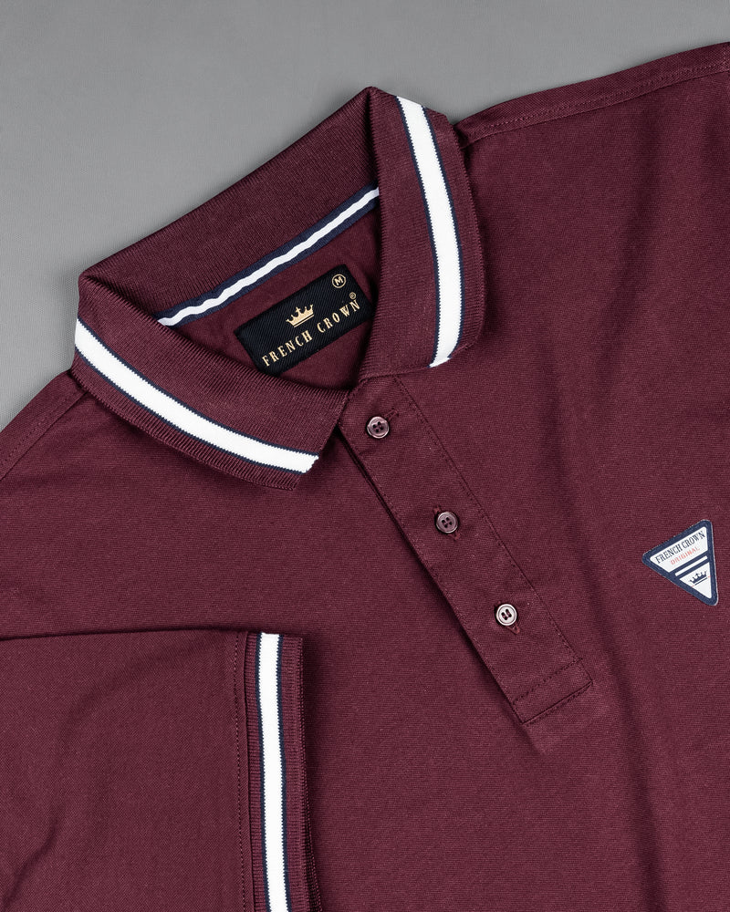 Cocoa Bean Organic Cotton Pique Polo TS566-S, TS566-M, TS566-L, TS566-XL, TS566-XXL, TS566-3XL, TS566-4XL
