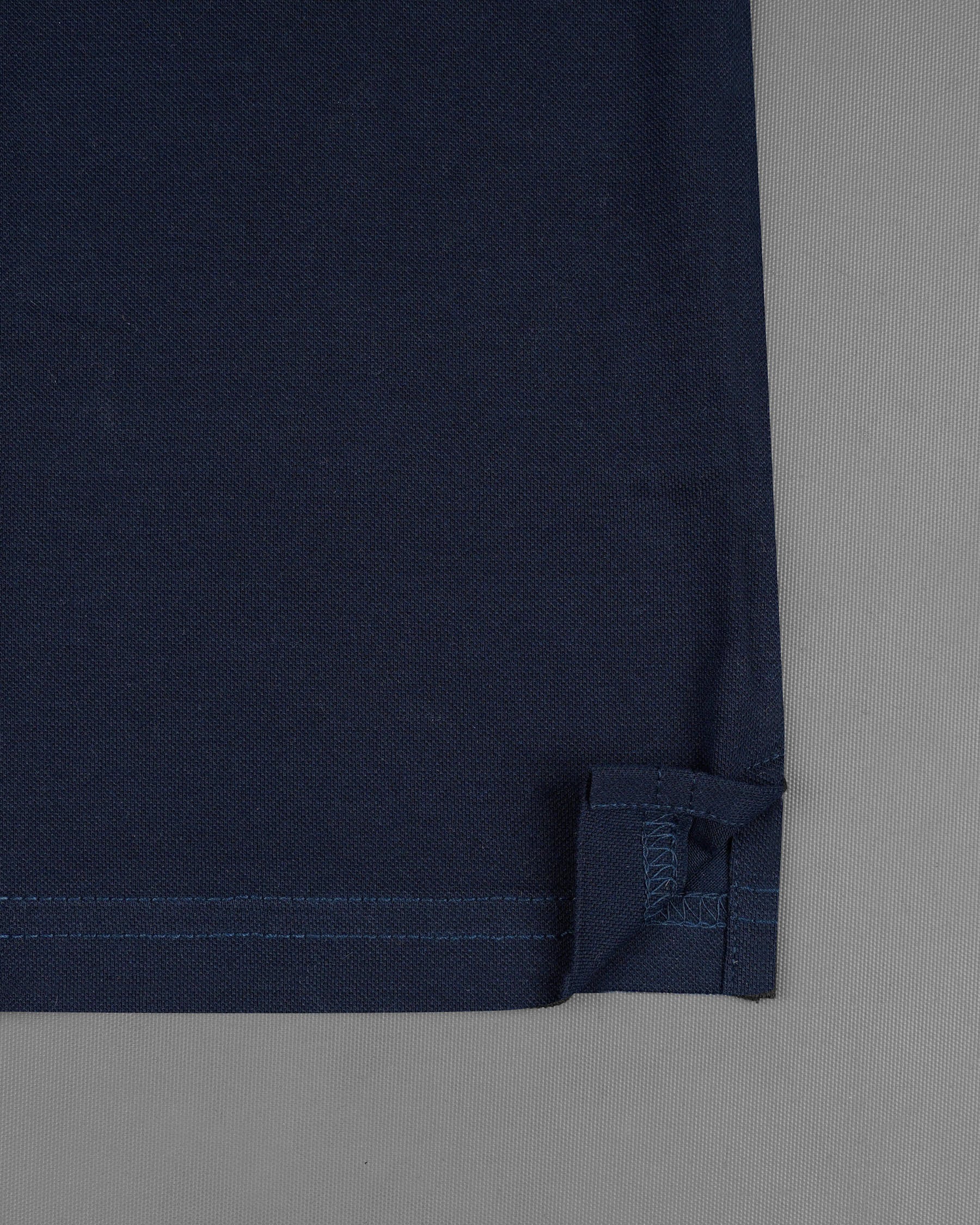 Cinder Blue Organic Cotton Mercerised Pique Polo TS590-S, TS590-M, TS590-L, TS590-XL, TS590-XXL