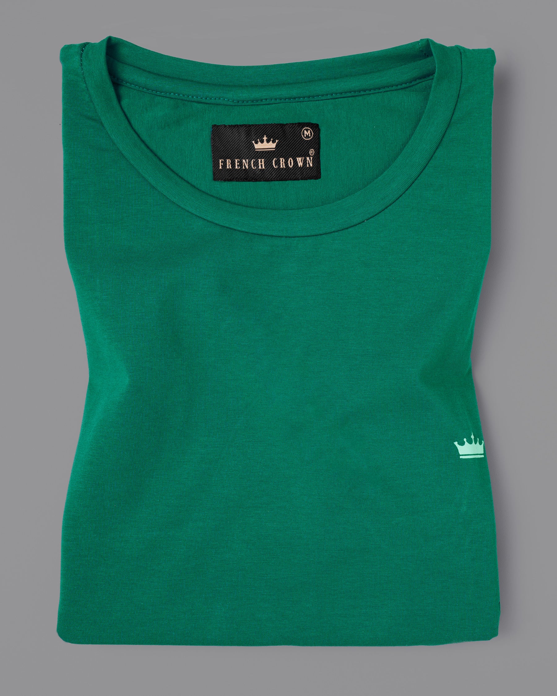 Sacramento Green Half Sleeves Super Soft Premium Round Neck Cotton