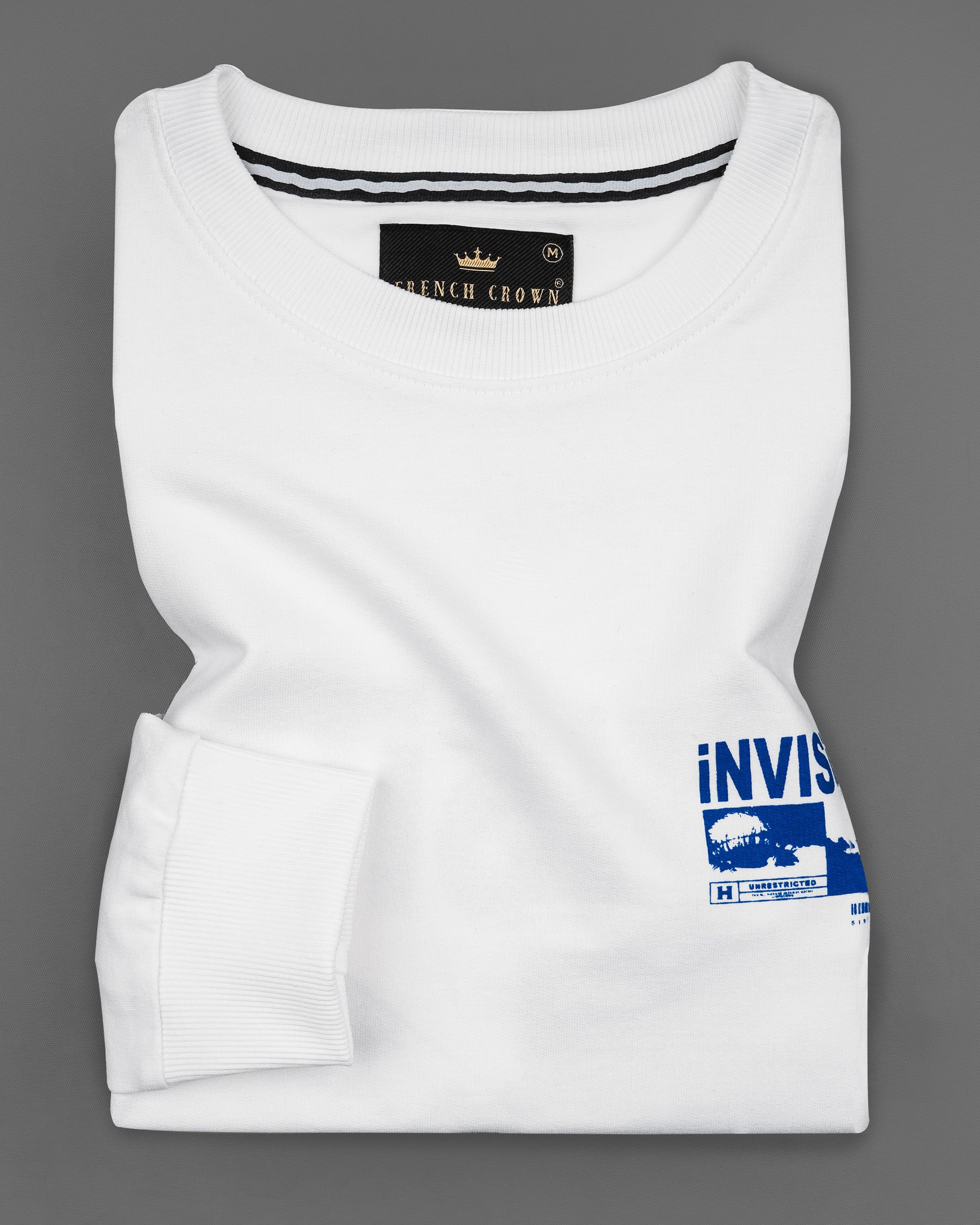 Bright White Premium Cotton Sweatshirt TS600-S, TS600-M, TS600-L, TS600-XL, TS600-XXL, TS600-3XL, TS600-4XL